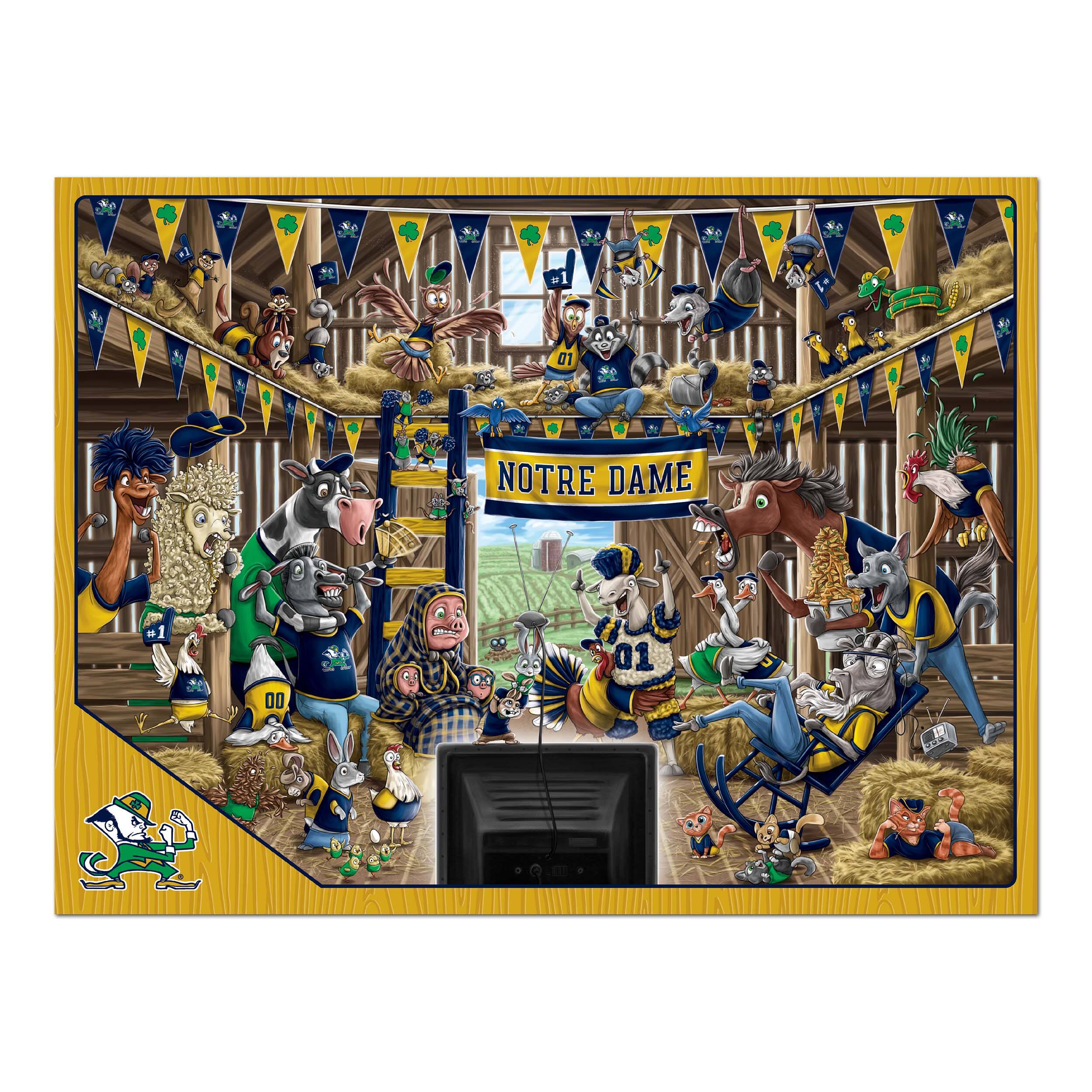 College Barnyard Fans 500 Piece Puzzle