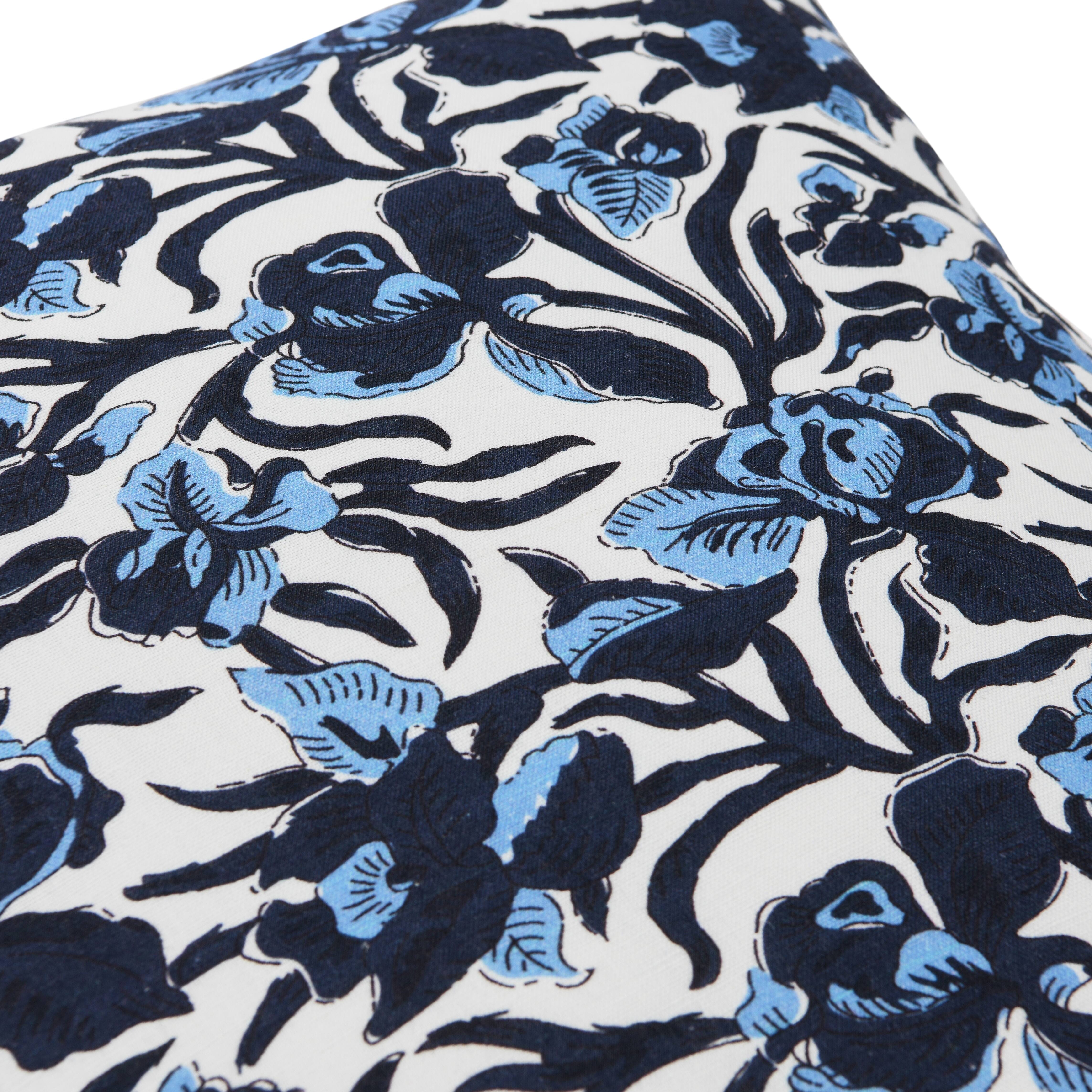 Hello Honey® Noir Iris Square Pillow Cover