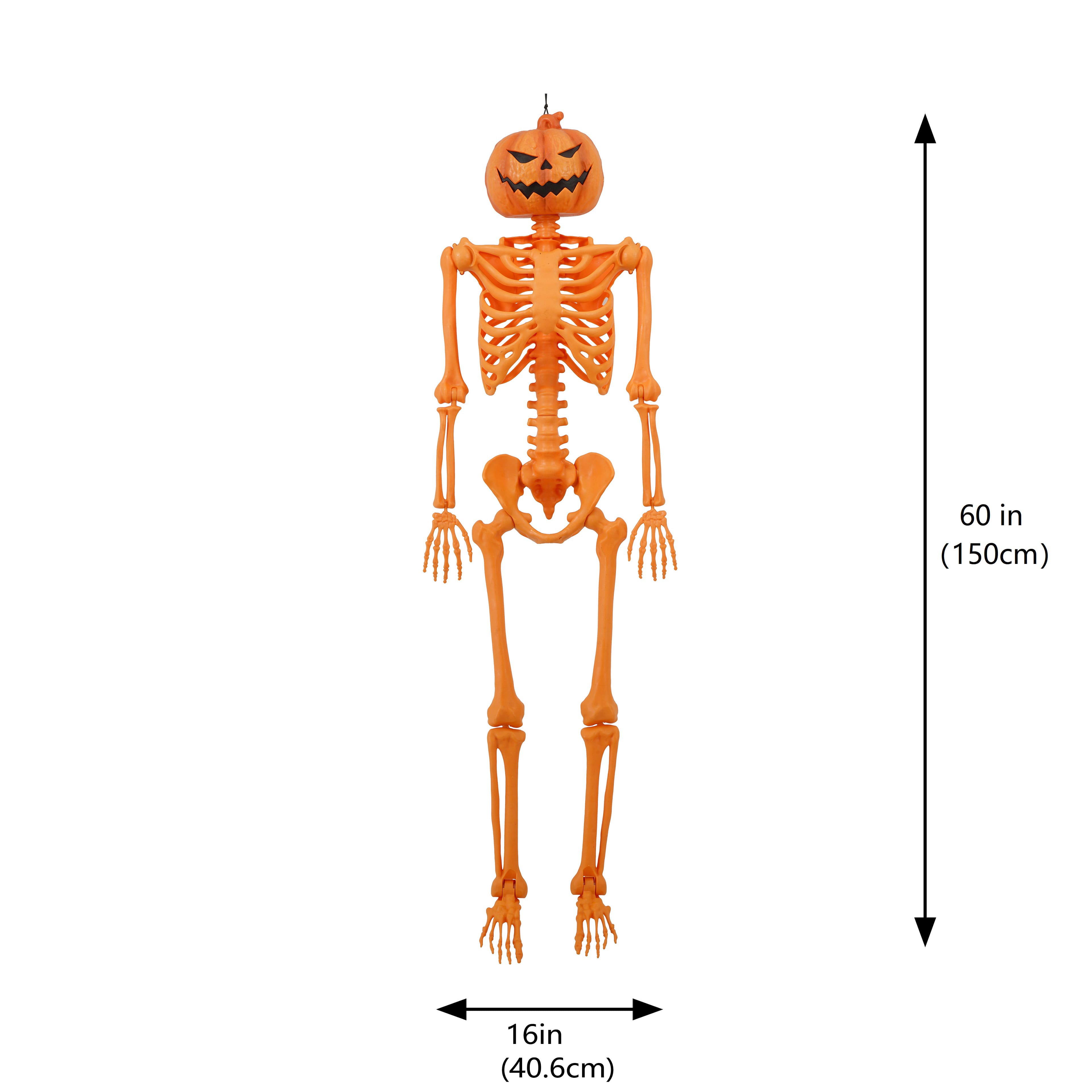 5ft. Pumpkin Man Skeleton by Ashland&#xAE;