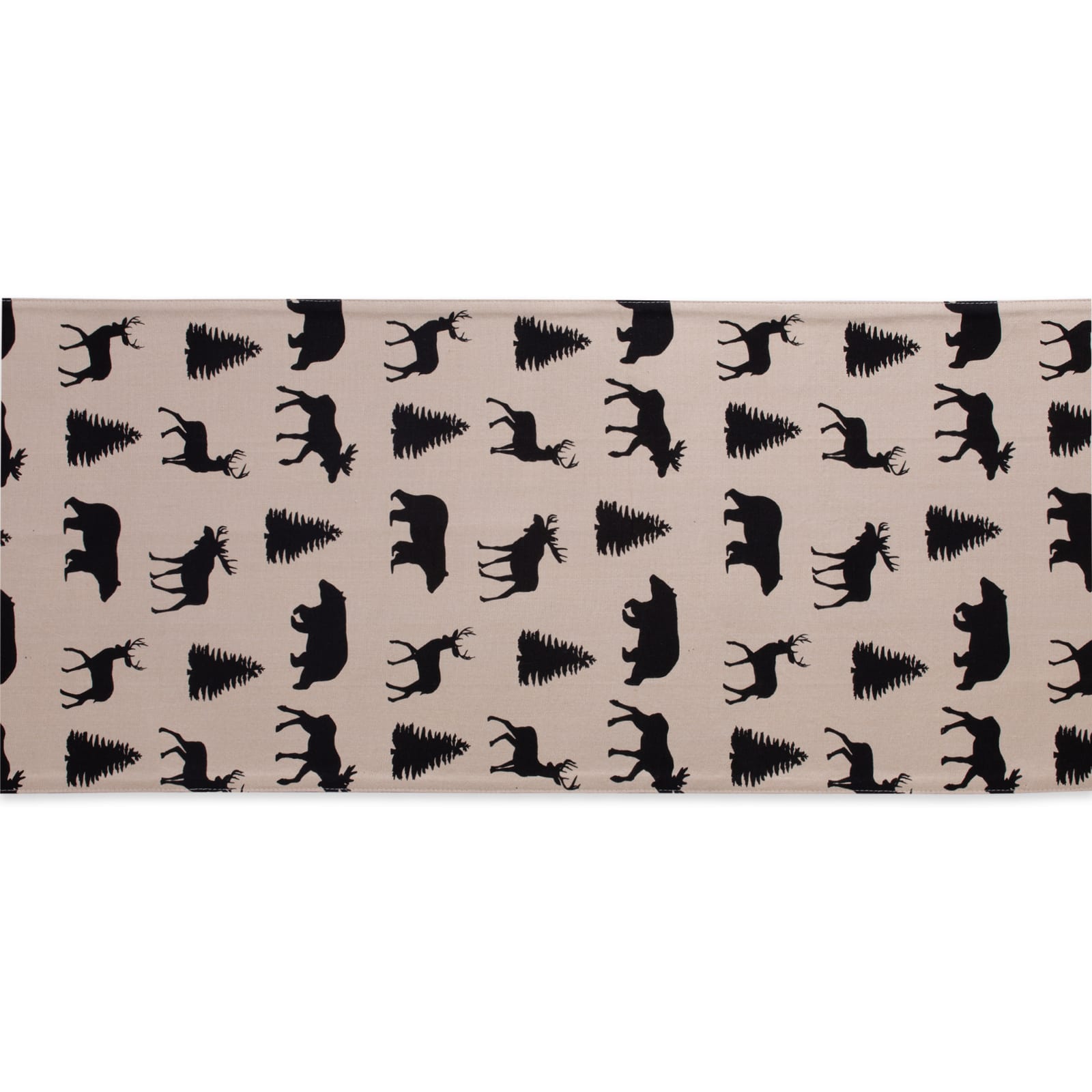 Mountain Trail Plaid Reversible Embellished Table Runner 14" x 108"