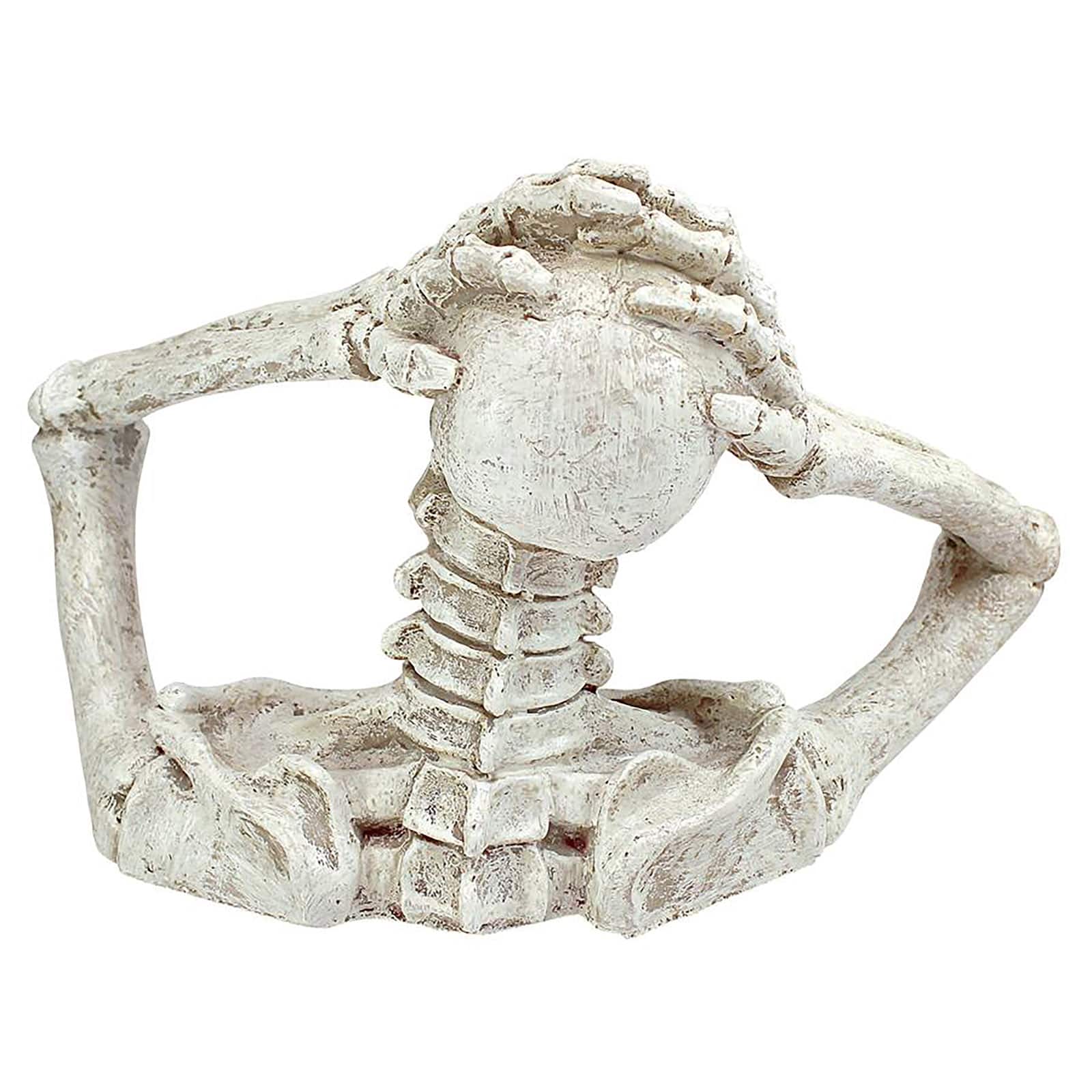 Design Toscano 6.5&#x22; Shriek the Skeleton Statue
