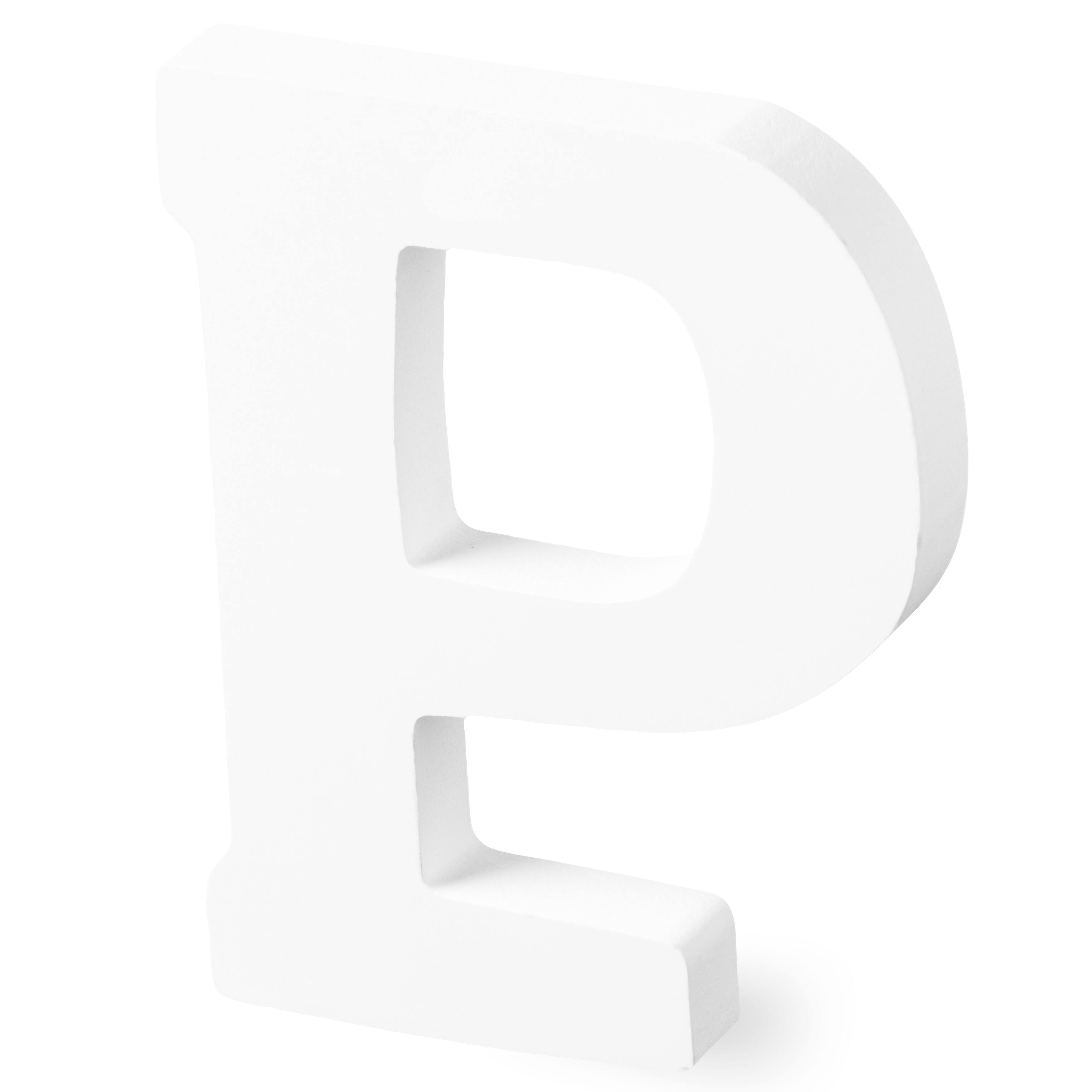 12 Pack: 4.75&#x22; White Wood Letter by Make Market&#xAE;