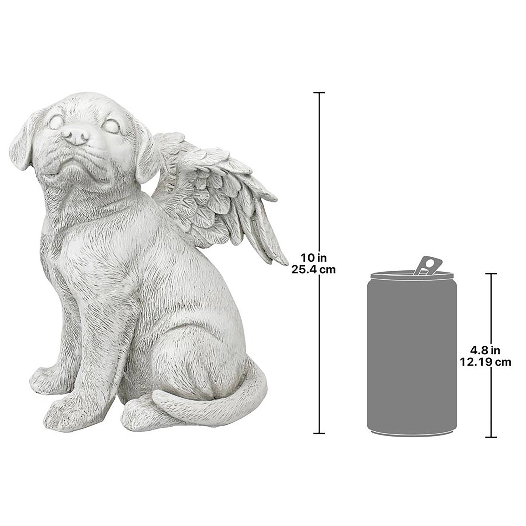 Design Toscano 10&#x22; Loving Friend, Memorial Pet Dog Statue