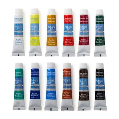 12 Color Acrylic Paints by Artist's Loft™ Necessities™ | Michaels