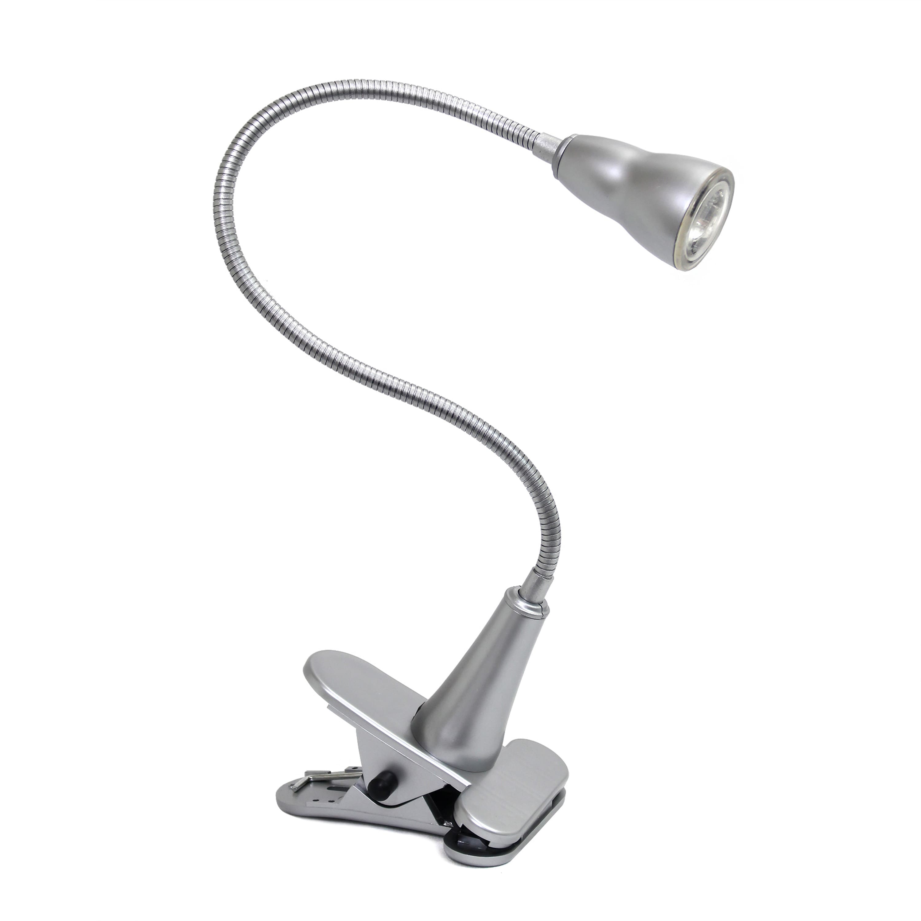 Simple Designs LED Gooseneck Clip Light Desk Lamp