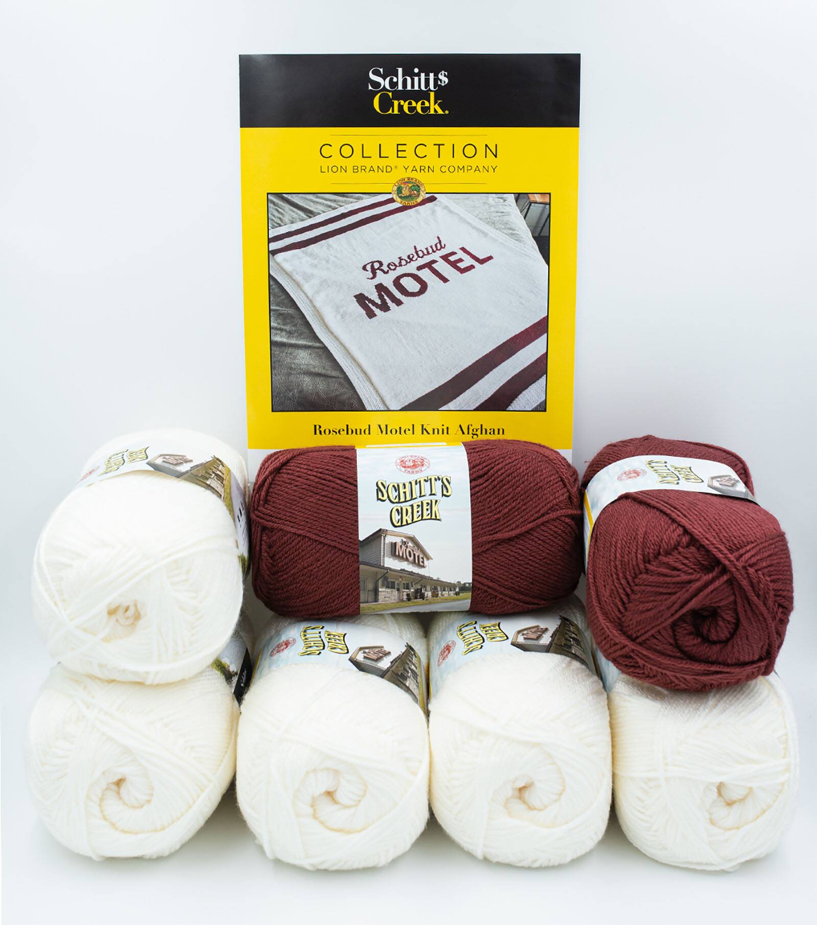 Lion Brand® Schitt's Creek Rosebud Motel Afghan Knit Yarn Bundle