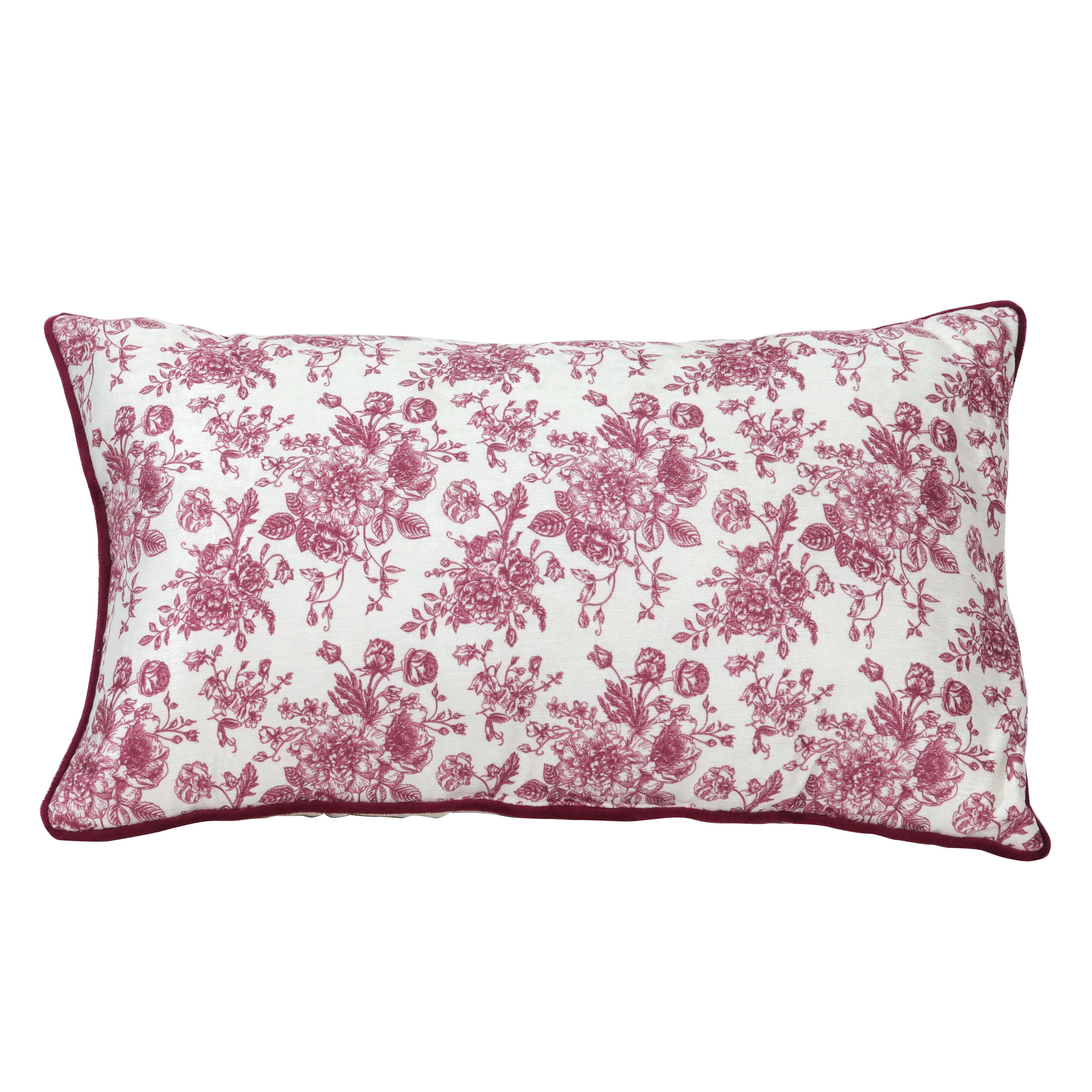 20&#x22; x 12&#x22; Vintage Flower Lumbar Pillow by Ashland&#xAE;