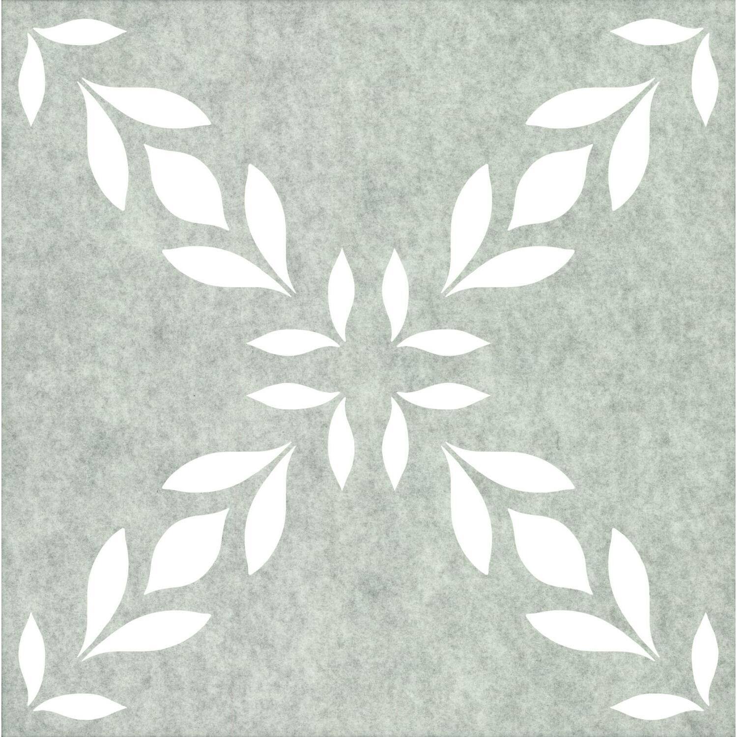 RoomMates White Botanical Trellis Acoustical Peel & Stick Tiles