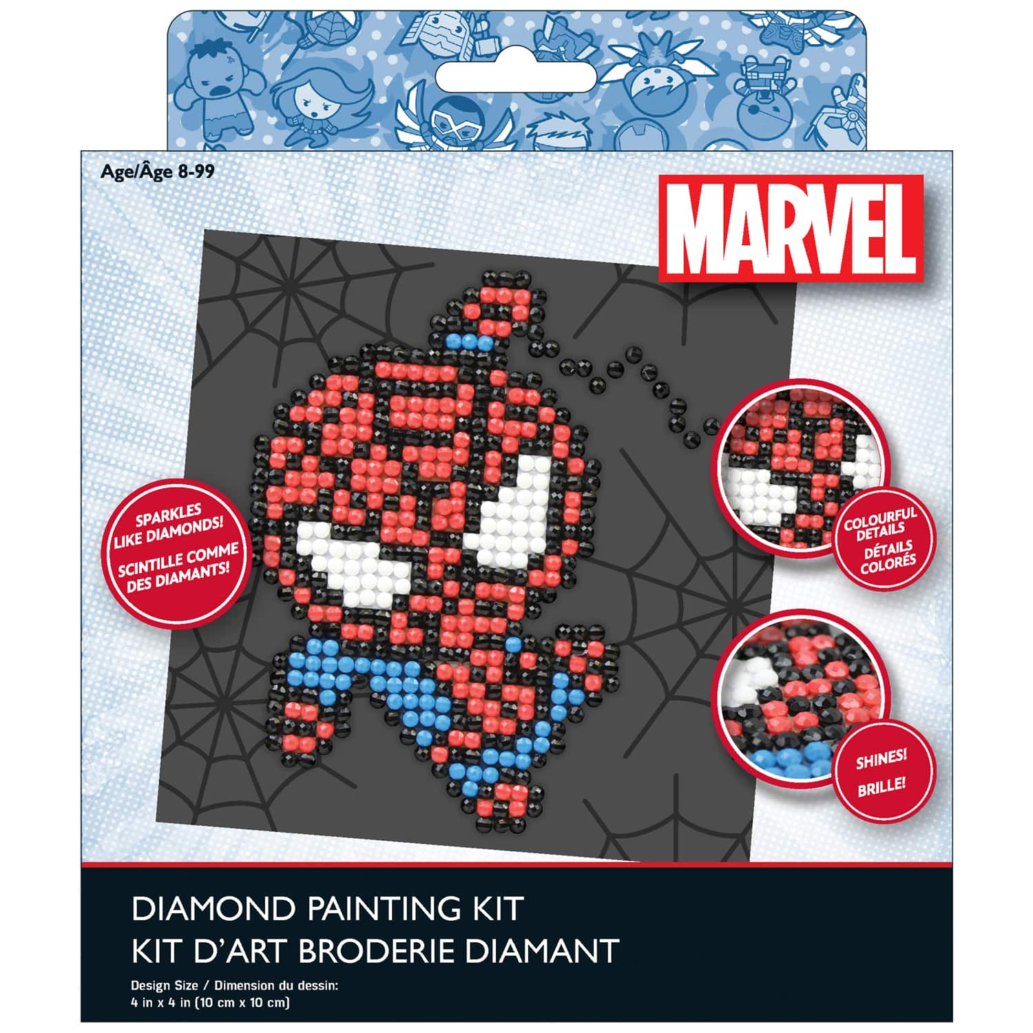 Camelot Dotz Spidey Fun Diamond Painting Kit