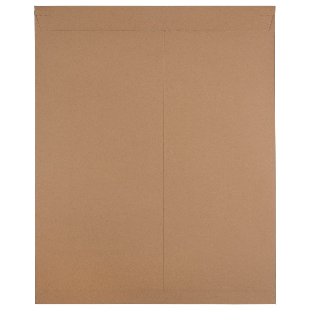JAM Paper 17" x 21" Brown Kraft Flat Photo Mailer Peel & Seal Closure Envelopes, 6ct.