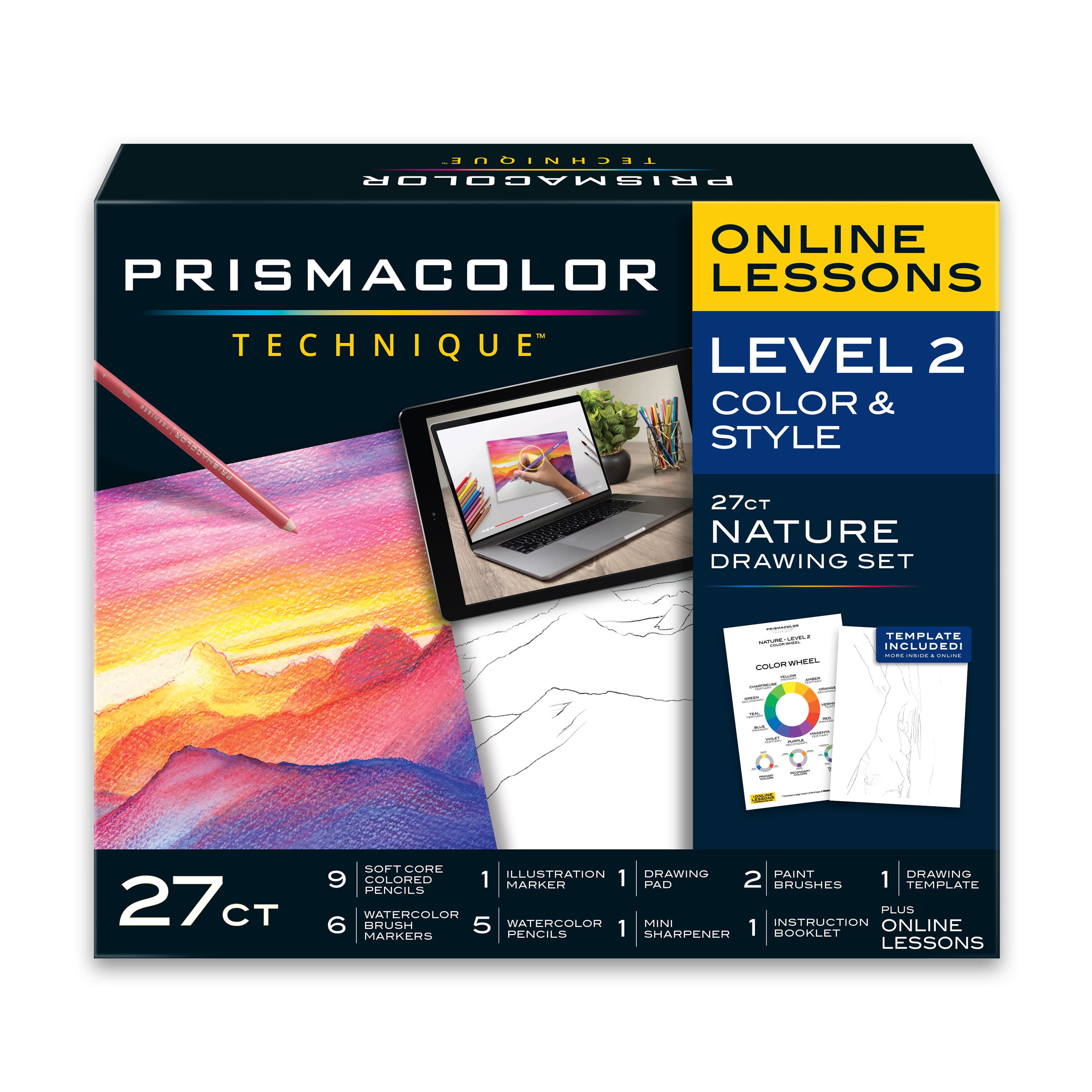 Prismacolor Technique™ 27 Piece Level 2 Nature Drawing Set