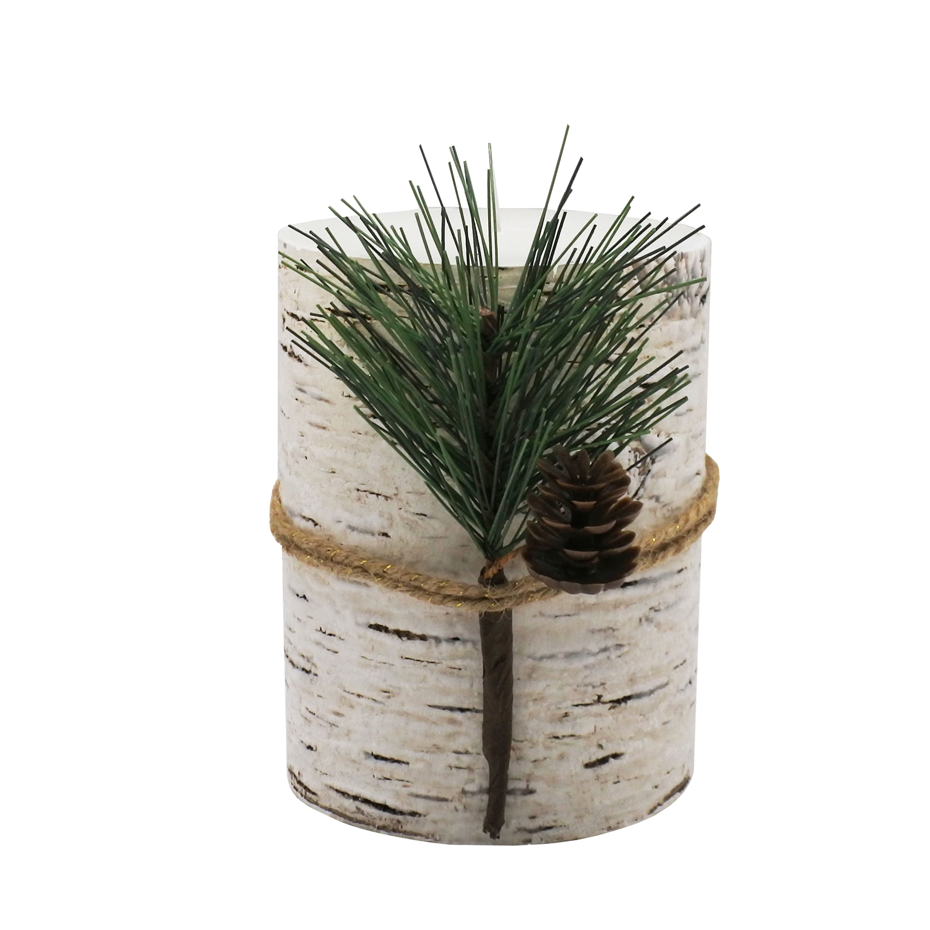 5&#x22; Birch &#x26; Pine Unscented Pillar Candle by Ashland&#xAE;