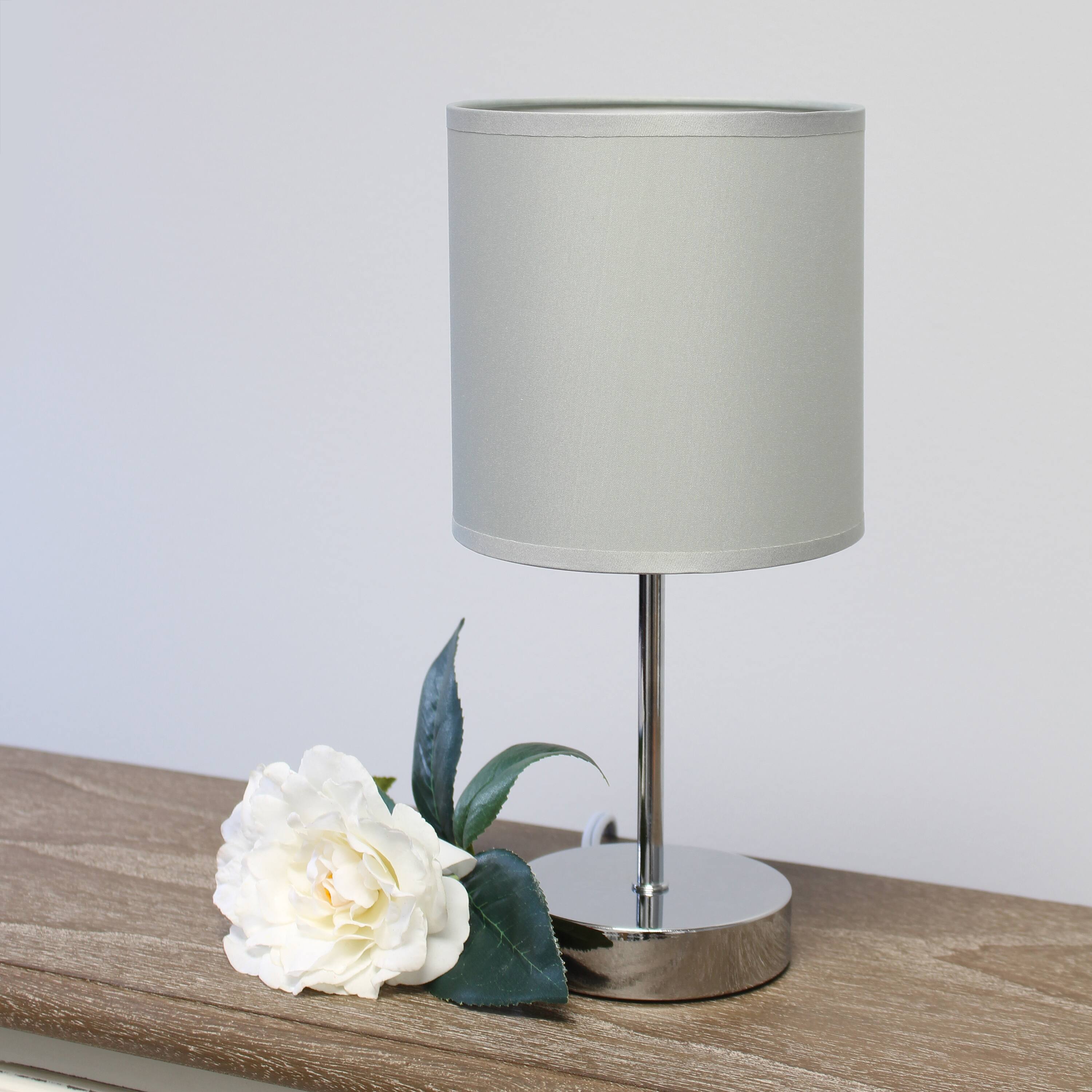 Simple Designs Chrome Mini Table Lamp