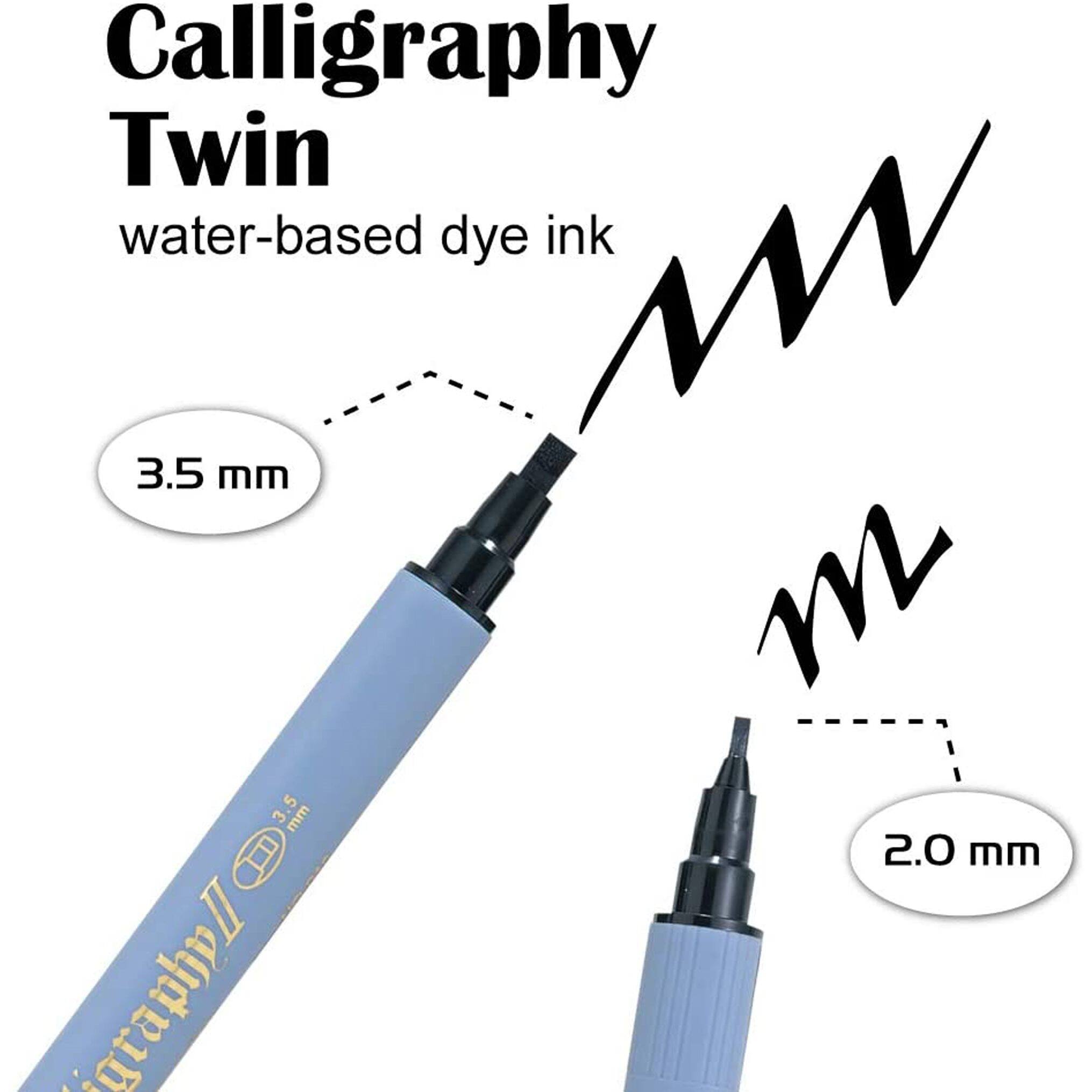 Zig Calligraphy II Pigment Marker, Set of 12