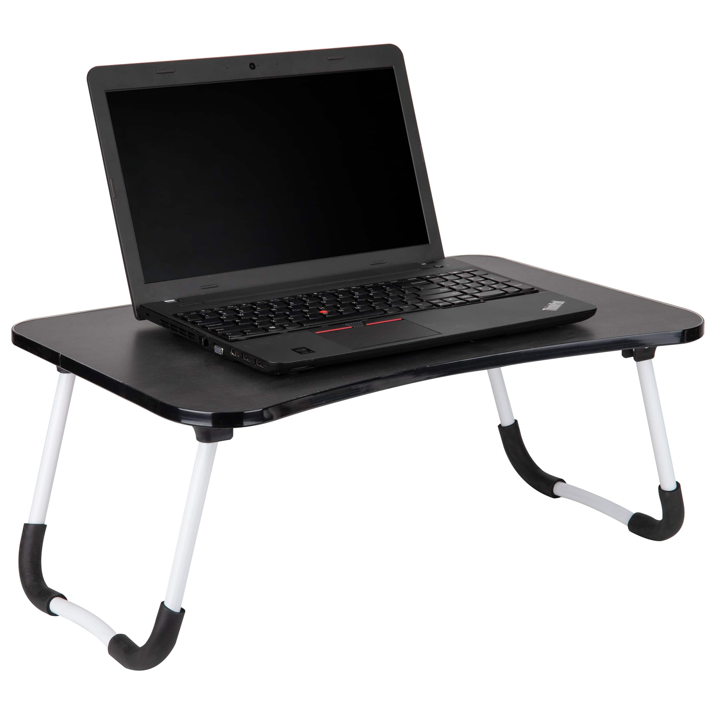 Mind Reader Freestanding Portable Foldable Lap Desk with Fold-Up Legs
