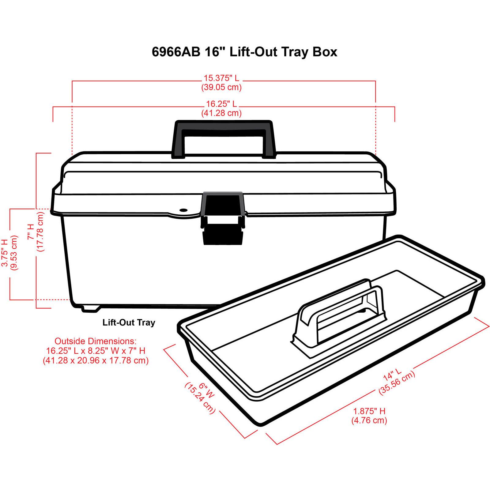 ArtBin® 16'' Essentials™ Lift Out Tray Box
