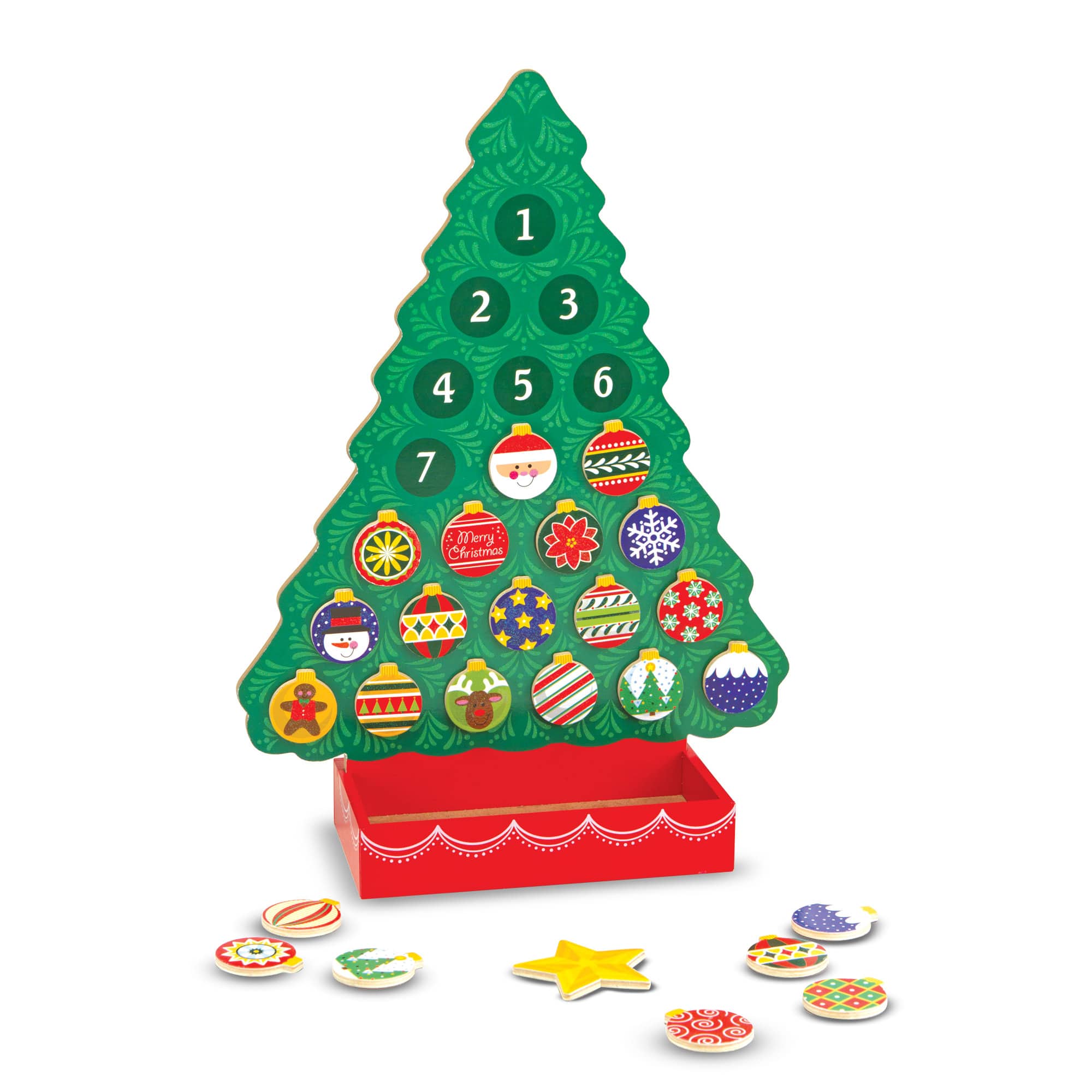 DIY Kit, Yuletide Christmas Tree Ornament Kit, Painting Craft Kit