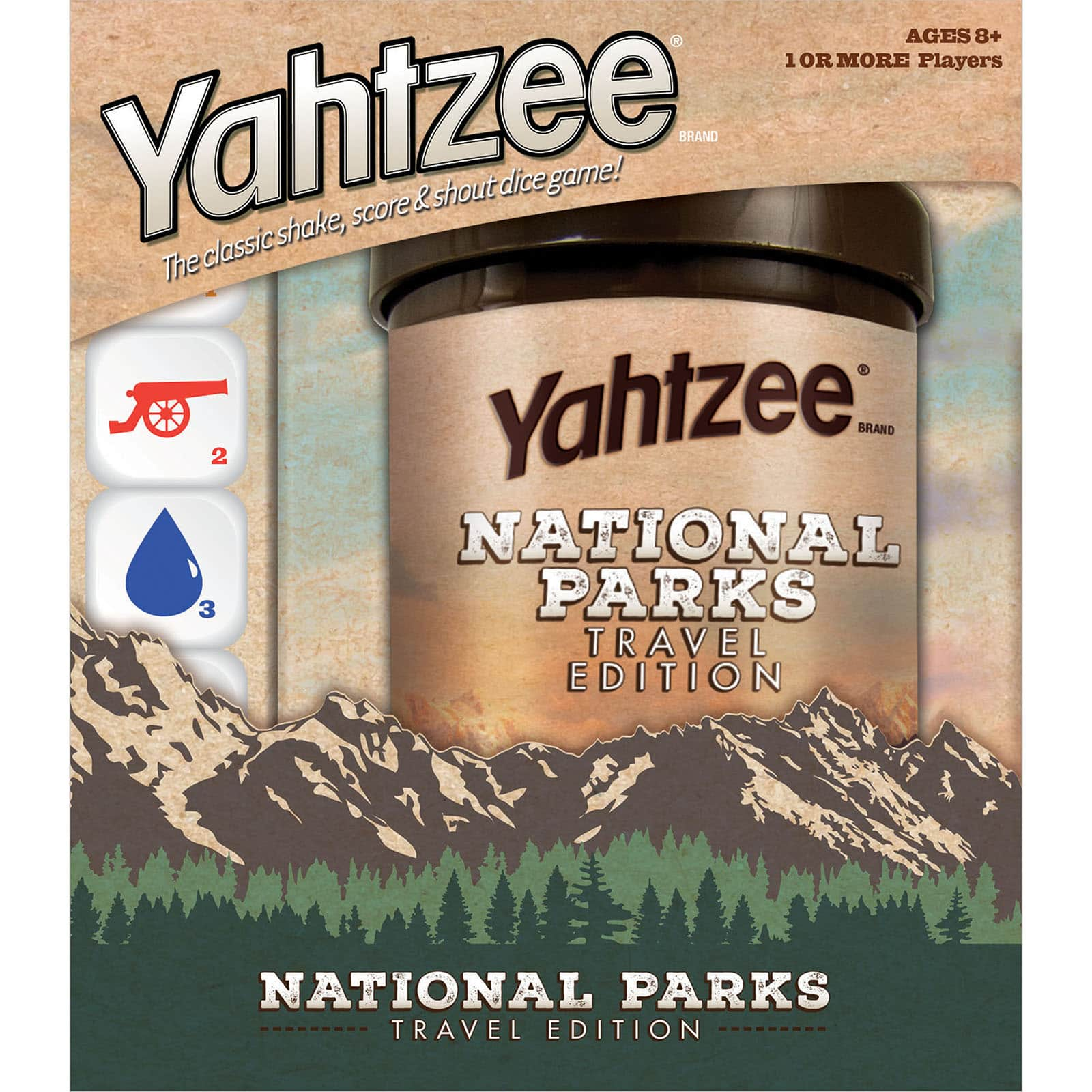 USAopoly YAHTZEE&#xAE;: National Parks Edition