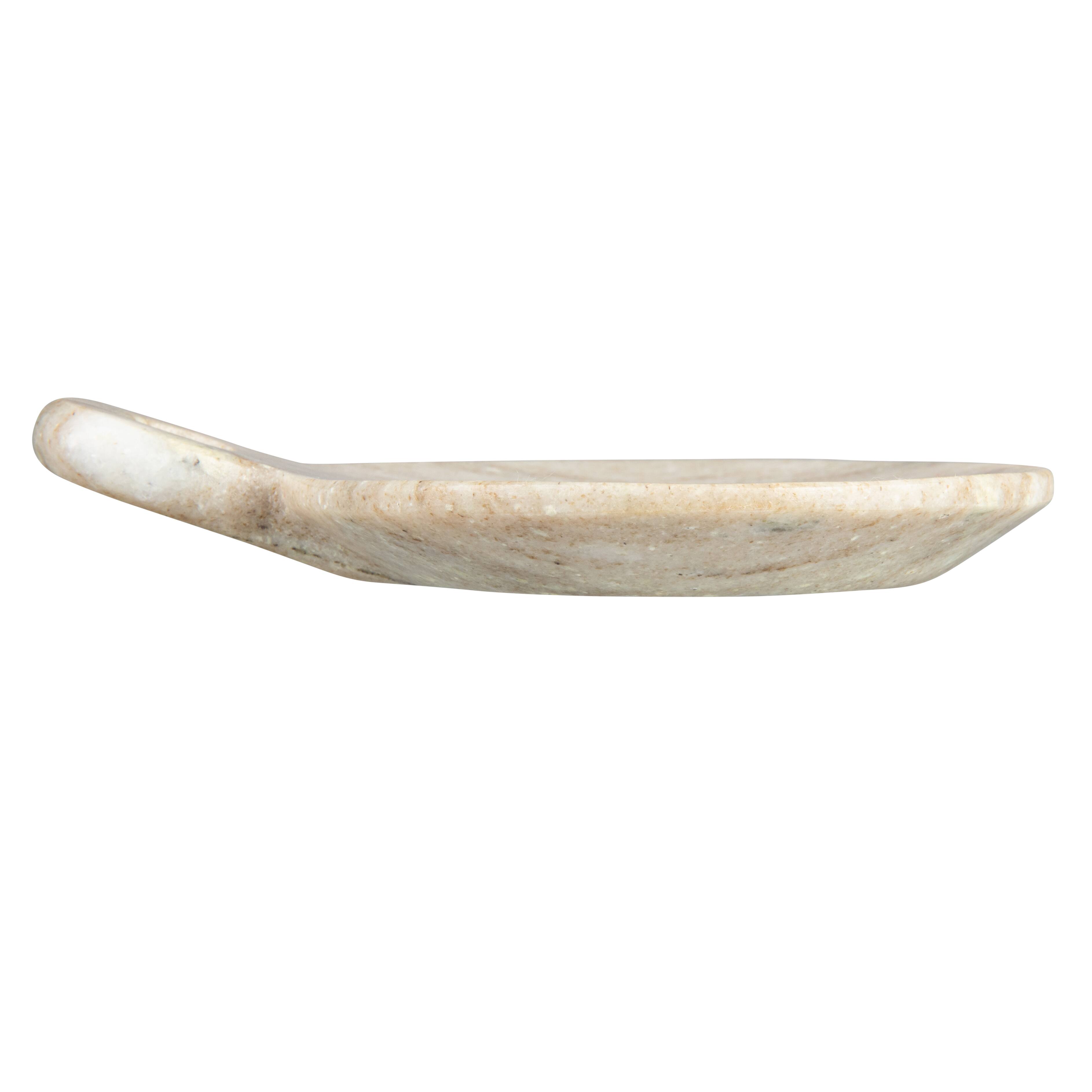 Hello Honey® Hand-Carved Marble Dish with Handle