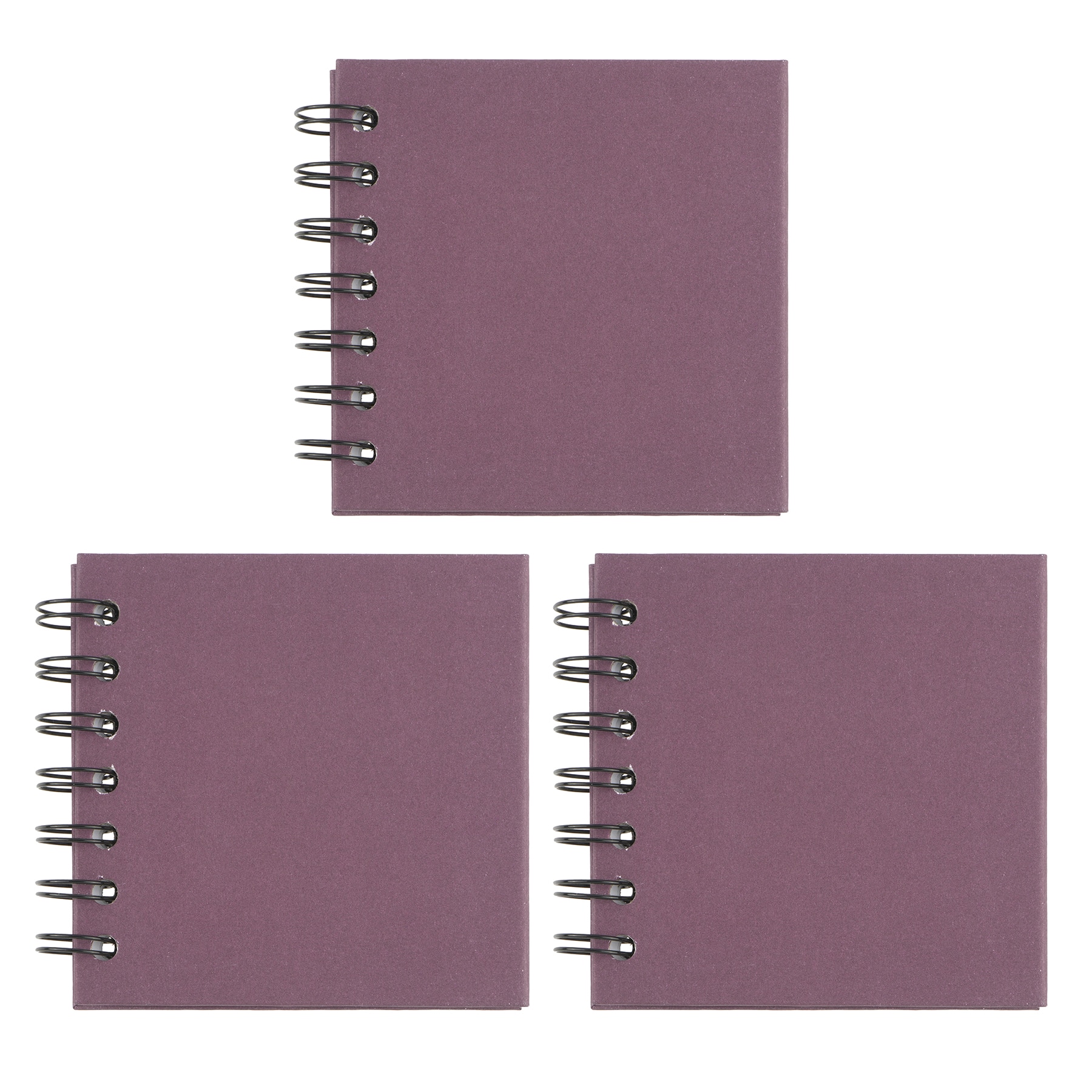 4&#x22; x 4&#x22; Spiral Bound Scrapbook Albums, 3ct. by Recollections&#x2122;