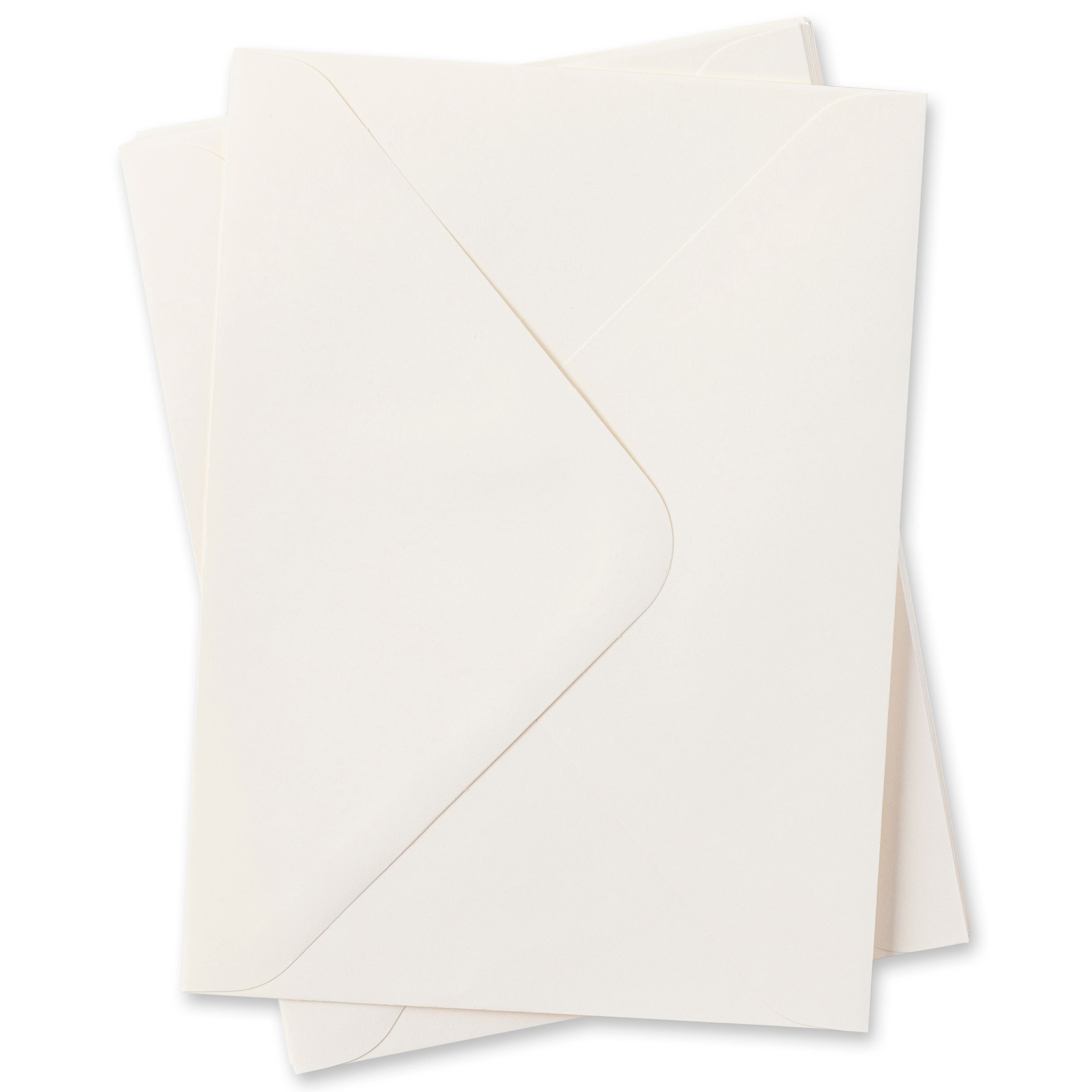 5.25&#x22; x 7.25&#x22; Ivory Envelopes Value Pack, 50ct. by Recollections&#x2122;