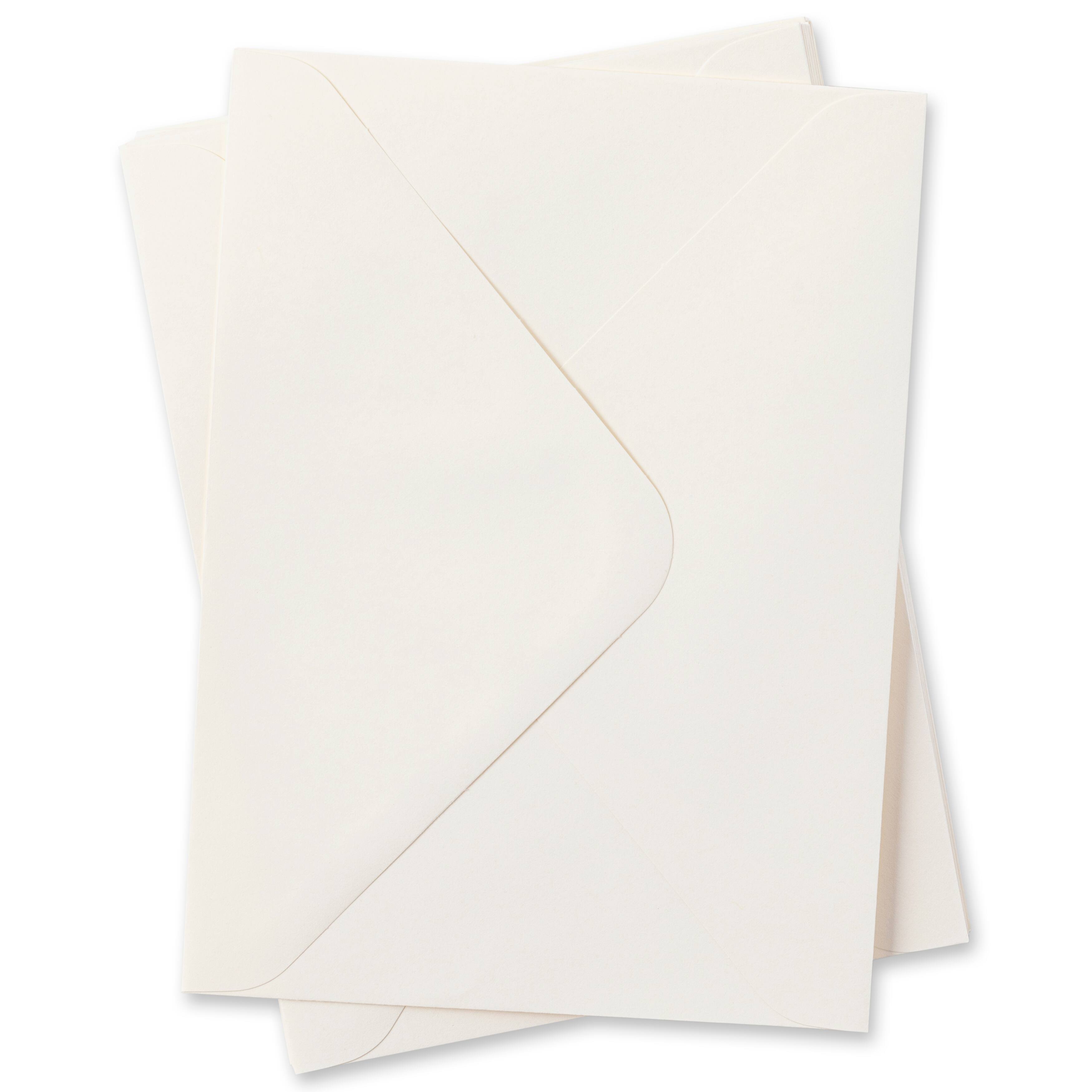 5.25" x 7.25" Ivory Envelopes Value Pack, 50ct. by Recollections™