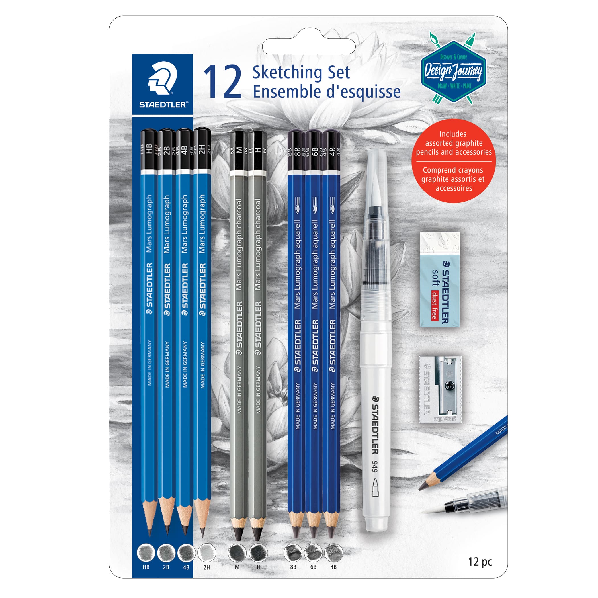 Staedtler® 12 Piece Sketching Set