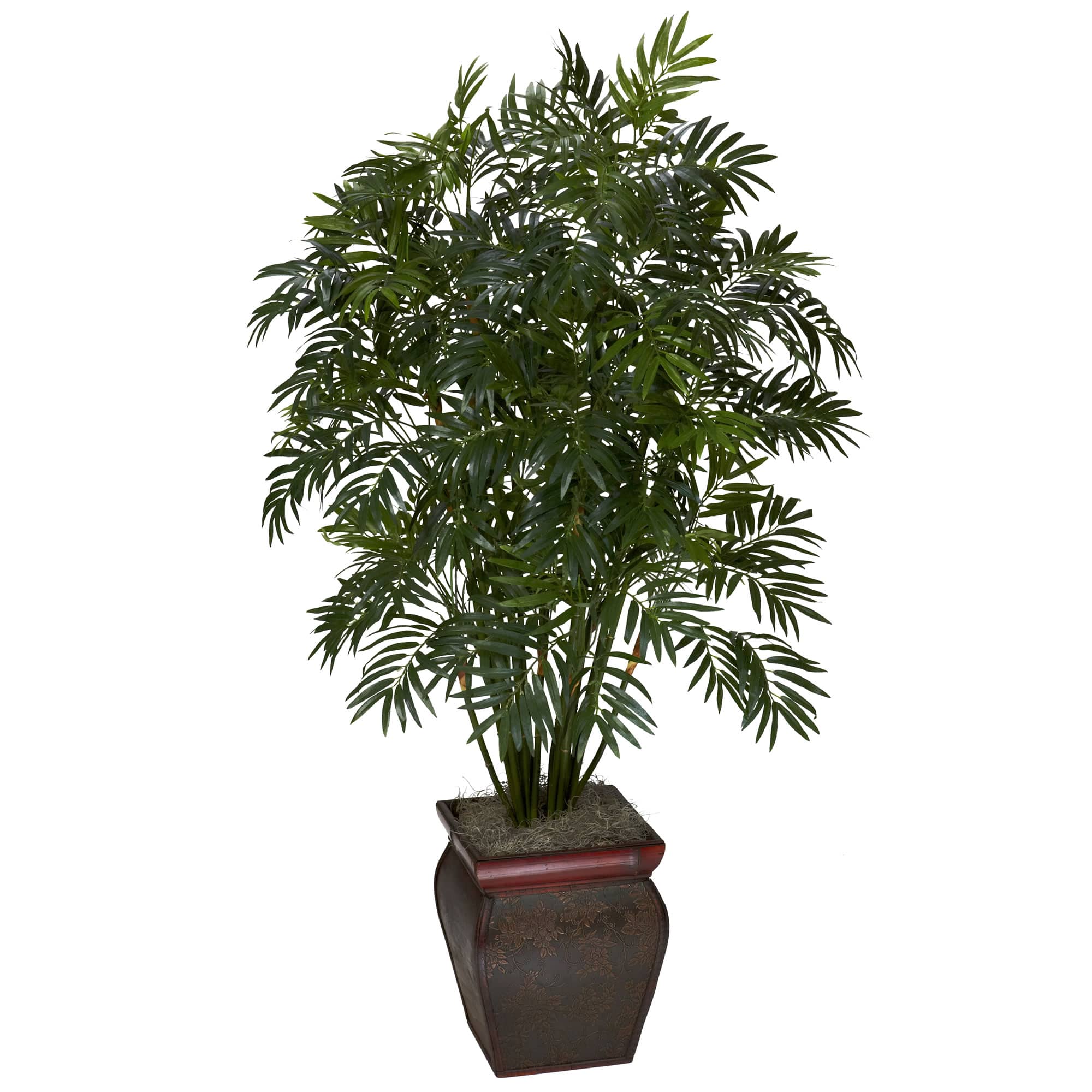3.5ft. Mini Bamboo Palm Tree In Decorative Vase