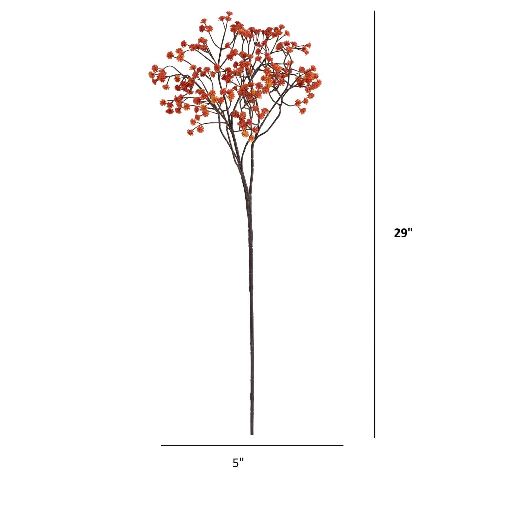 29" Red Baby's Breath Stem, 12ct.