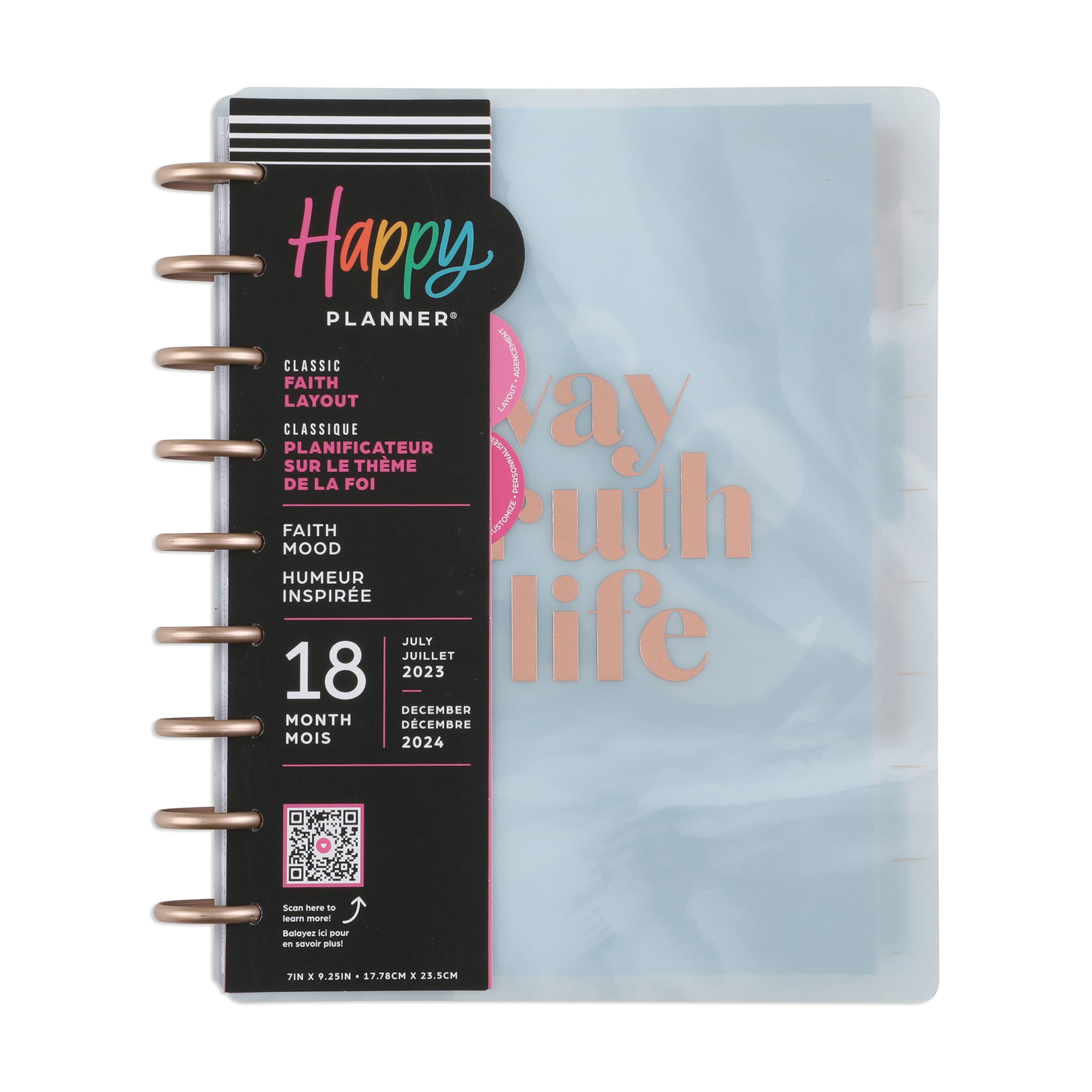 The Classic Happy Planner® Frosted Faith Mood Michaels