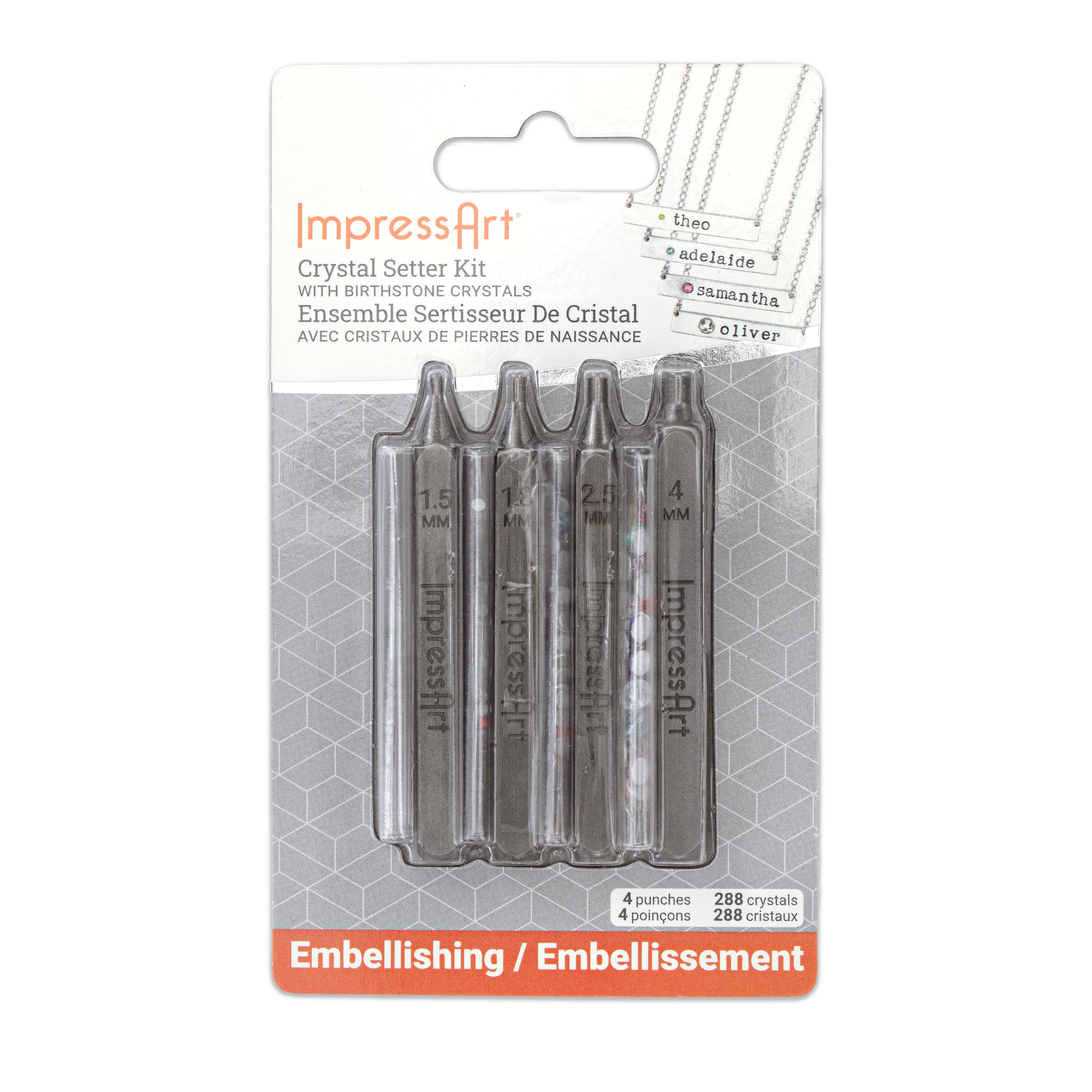 ImpressArt® Crystal Setter Kit with Birthstone Crystals