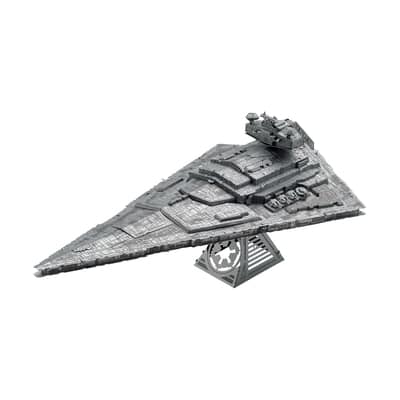 Metal Earth® ICONX Star Wars™ Star Destroyer™ 3D Metal Model Kit By Fascinations in Silver | 4" x 2.5" x 2.5" | Michaels®