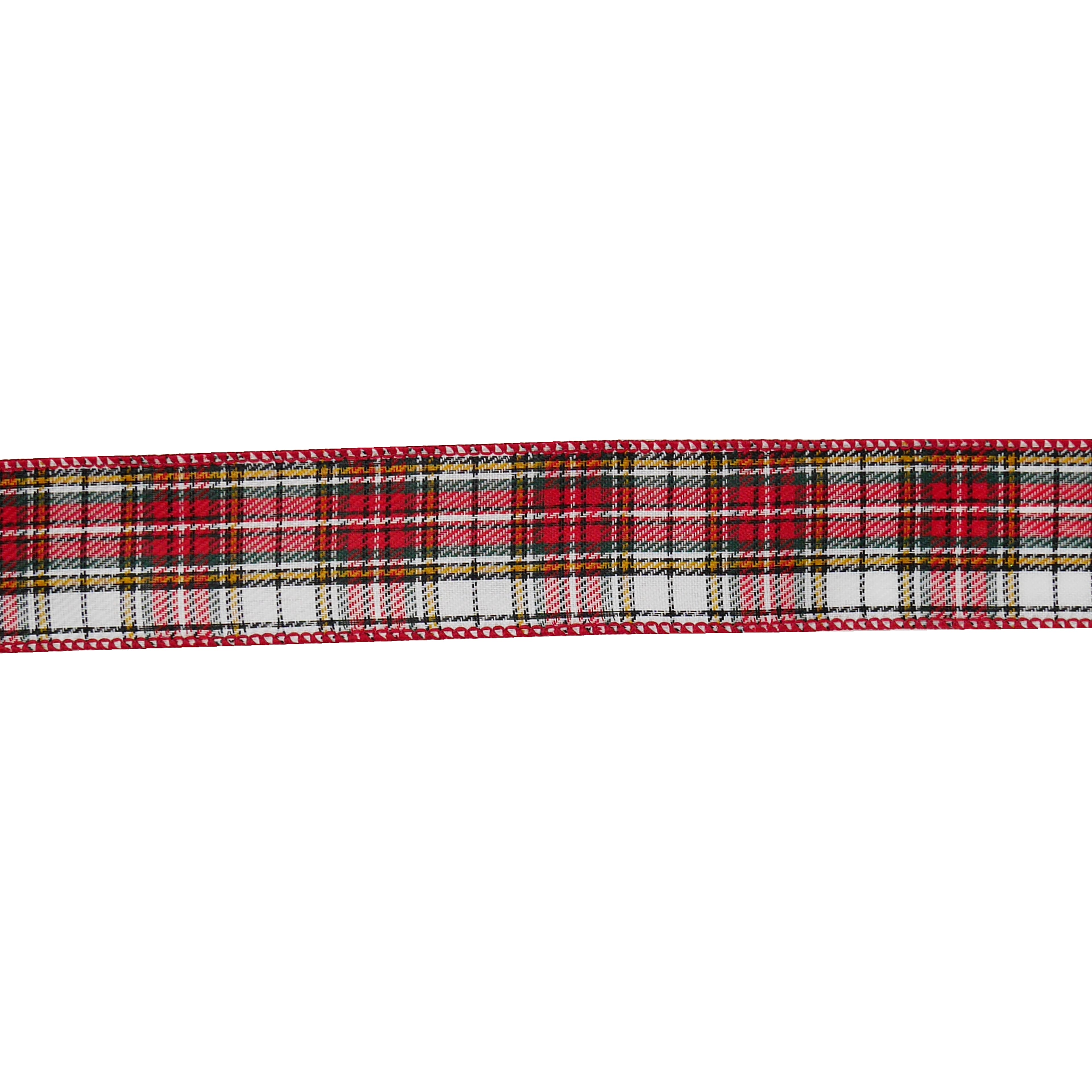 1.5&#x22; x30ft. Red Plaid Wired Ribbon by Celebrate It&#xAE;