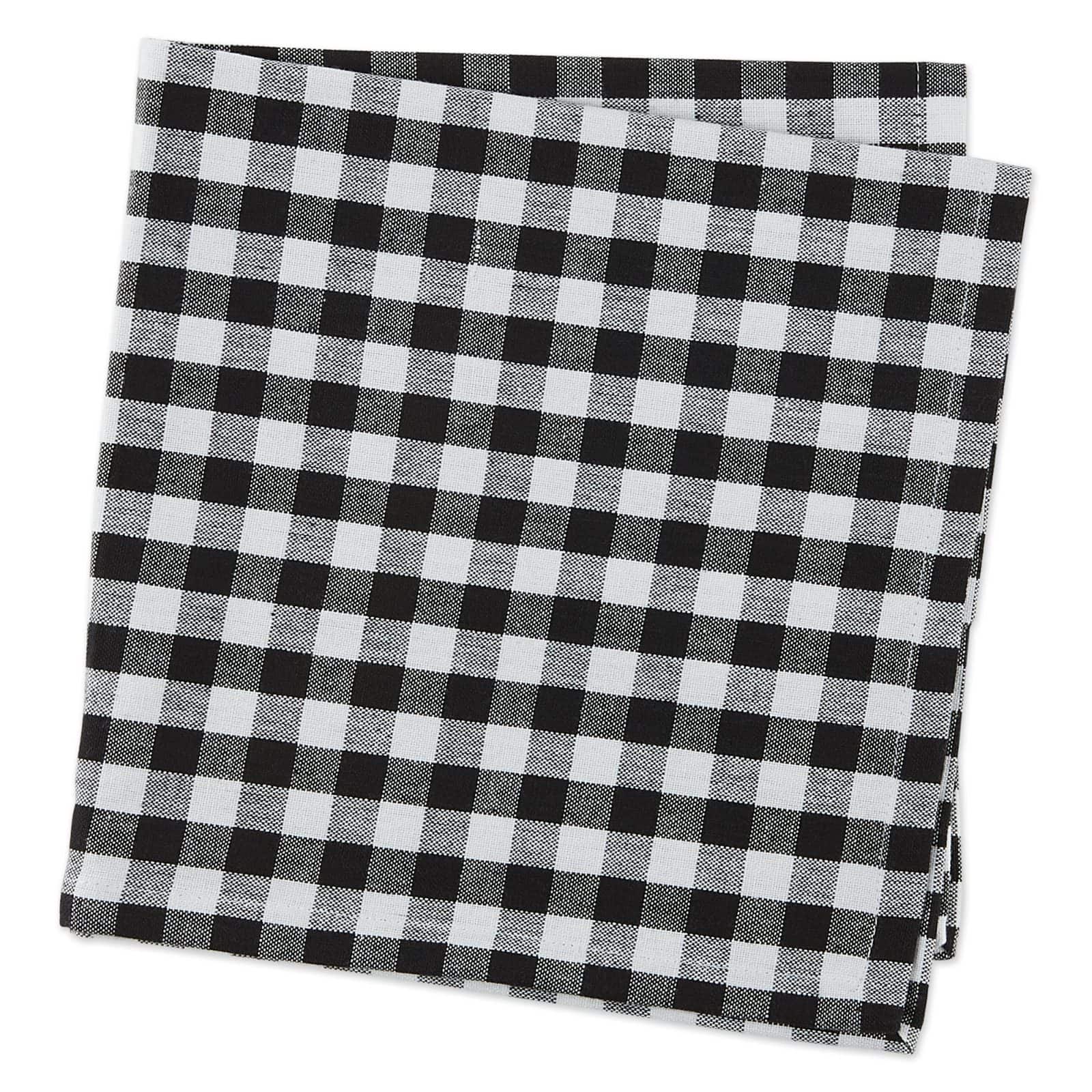 DII&#xAE; Black &#x26; White Gingham Napkin, 4ct.