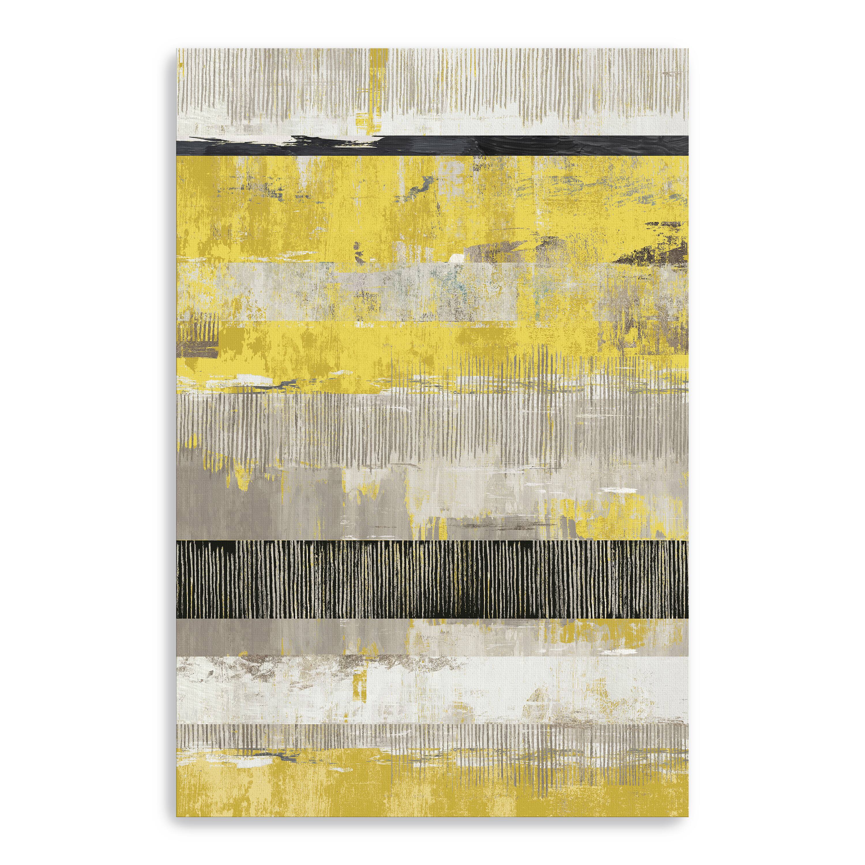 Celadon Dreams I Yellow Canvas Giclee
