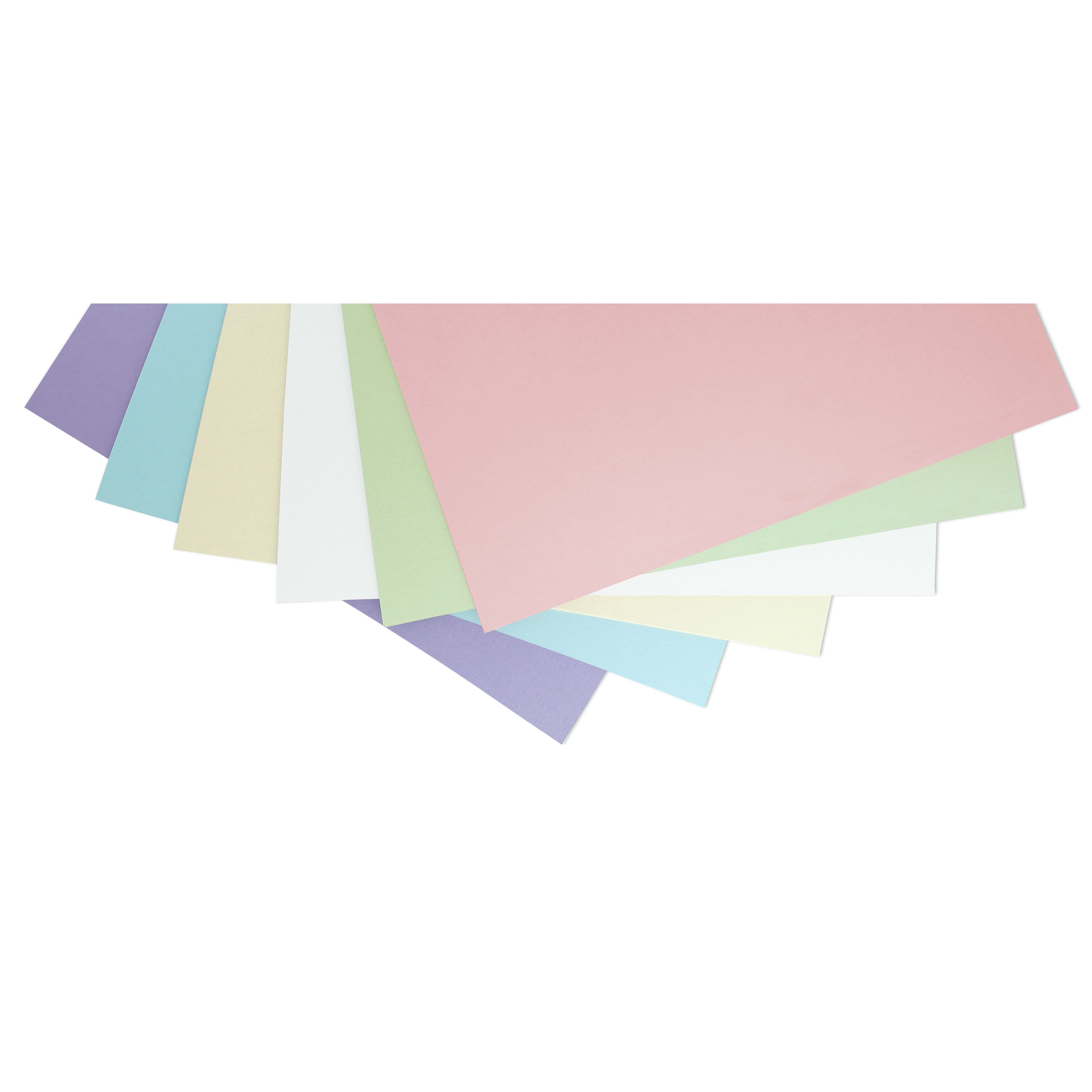 PA Paper&#x2122; Accents Pastel Pearl 8.5&#x22; x 11&#x22; Cardstock Pad, 24 Sheets
