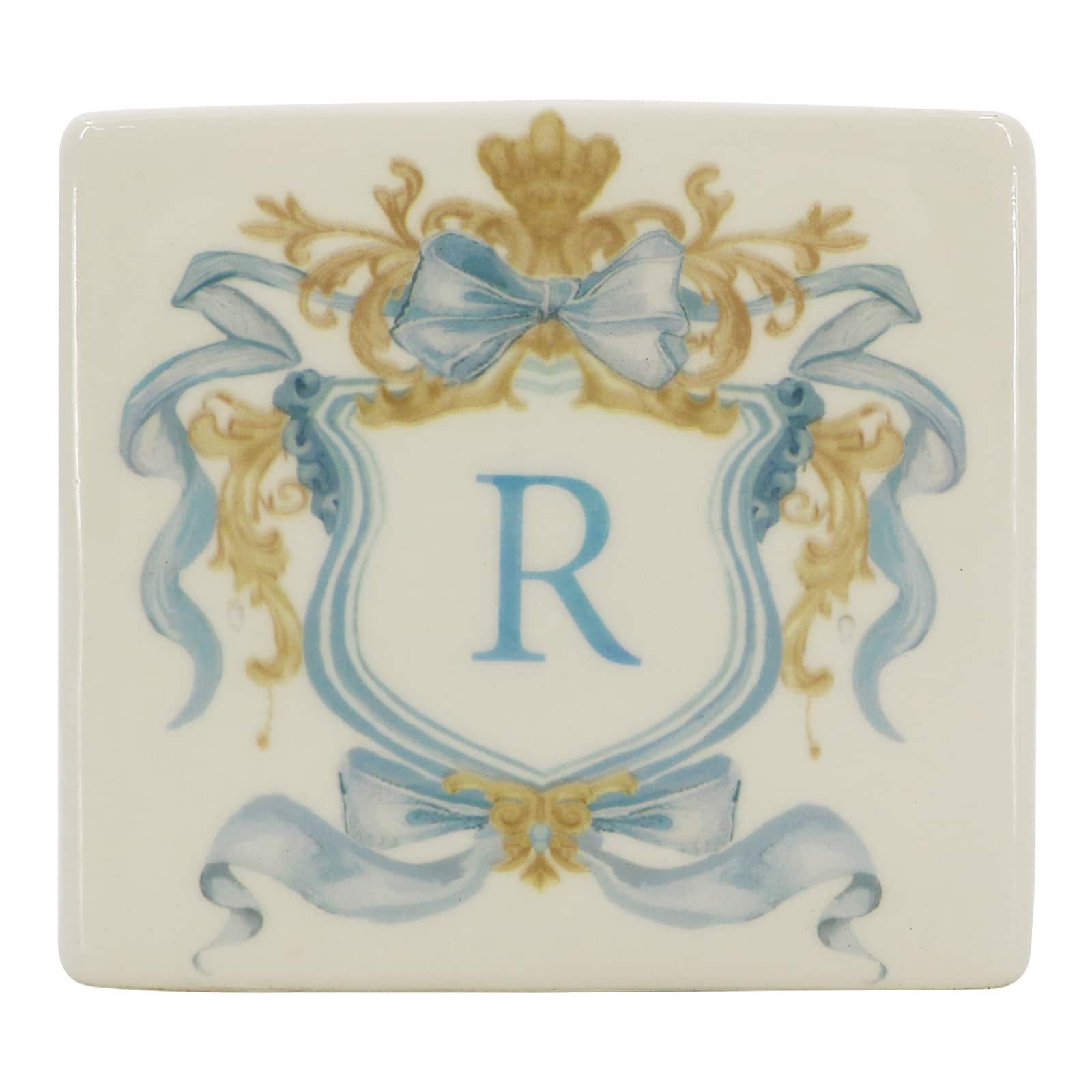 4.5&#x22; x 4&#x22; Ceramic Monogram D&#xE9;cor by Ashland&#xAE;