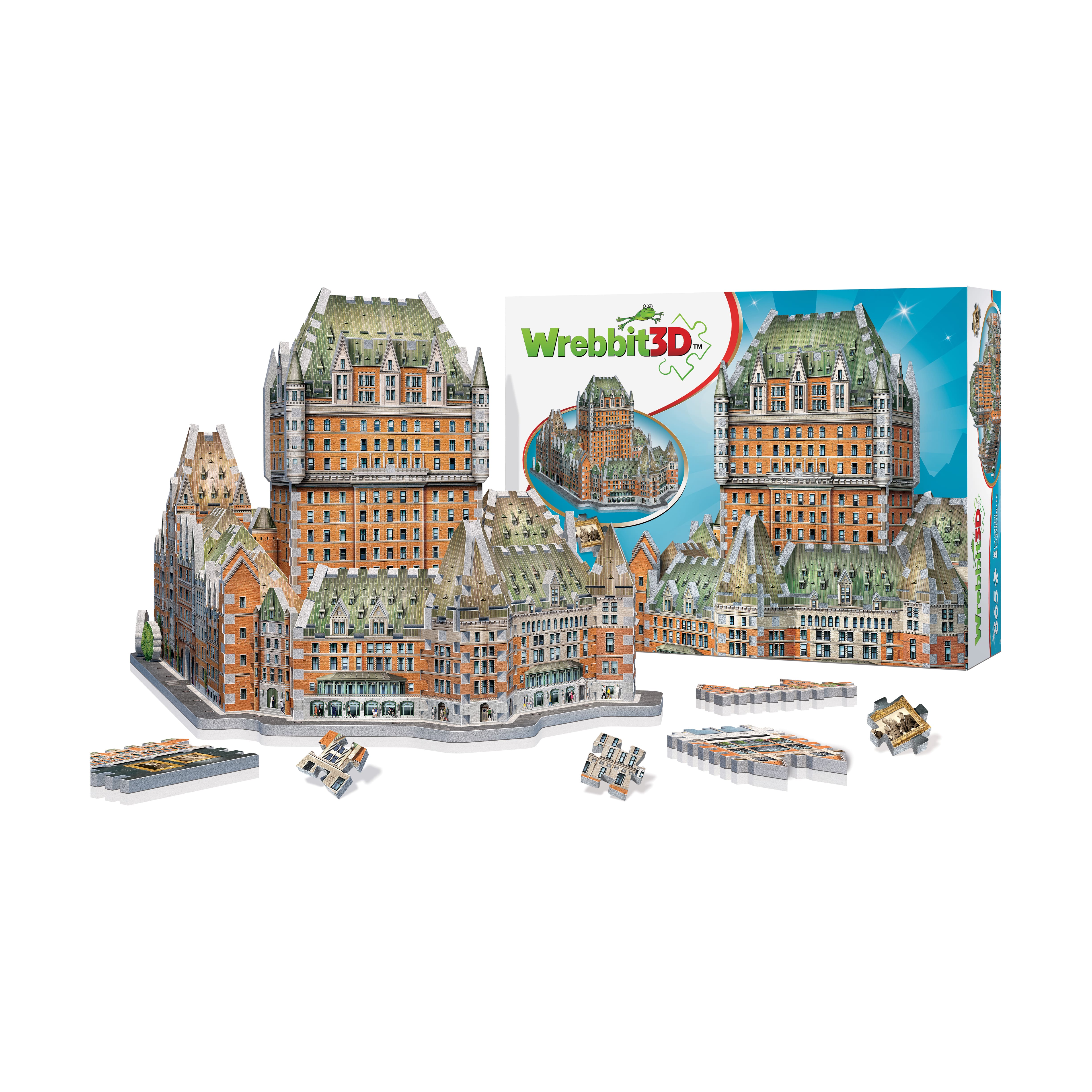 Castles & Cathedrals - Le Chateau Frontenac 3D Puzzle: 865 Pcs