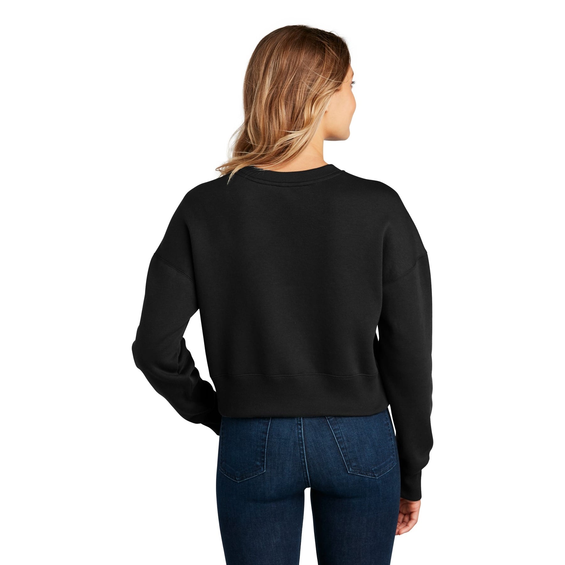 District&#xAE;  Women&#x27;s Perfect Weight&#xAE; Fleece Cropped Crew Sweatshirt