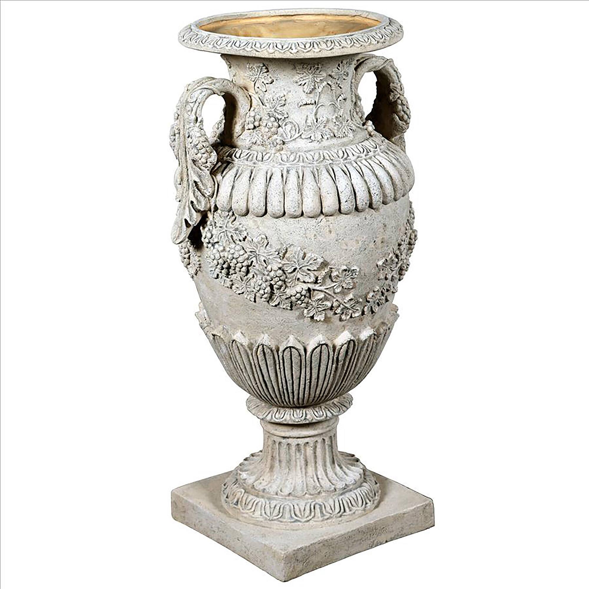 Design Toscano 37" Wine Harvest Oviform Architectural Garden Urn
