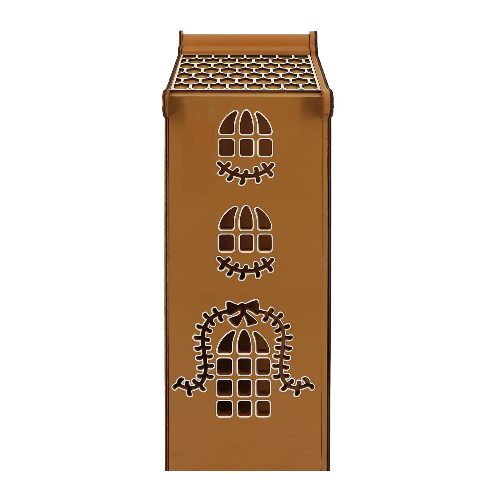 18&#x22; Gingerbread House Wood Cubby by Ashland&#xAE;