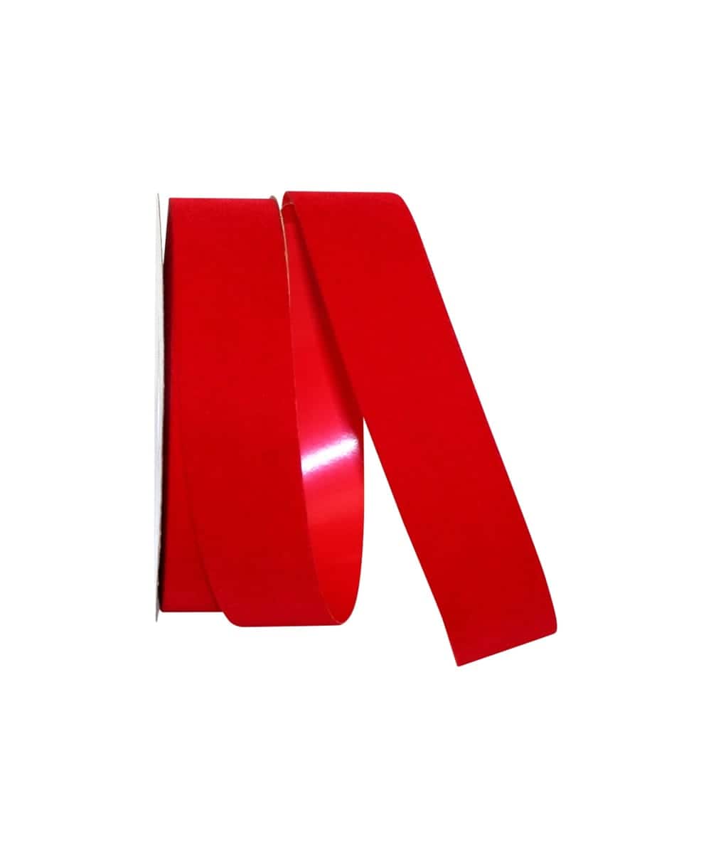 JAM Paper Medium Red Velvet Ribbon