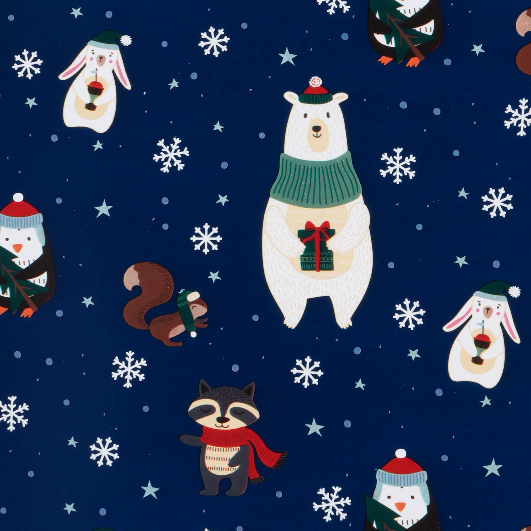 Winter Animals Gift Wrap by Celebrate It&#x2122;