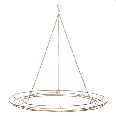 Base pour chandelier en métal doré de 55,8 cm d’Ashland image