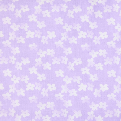 Fabric Traditions Purple Tonal Flowers Cotton Fabric