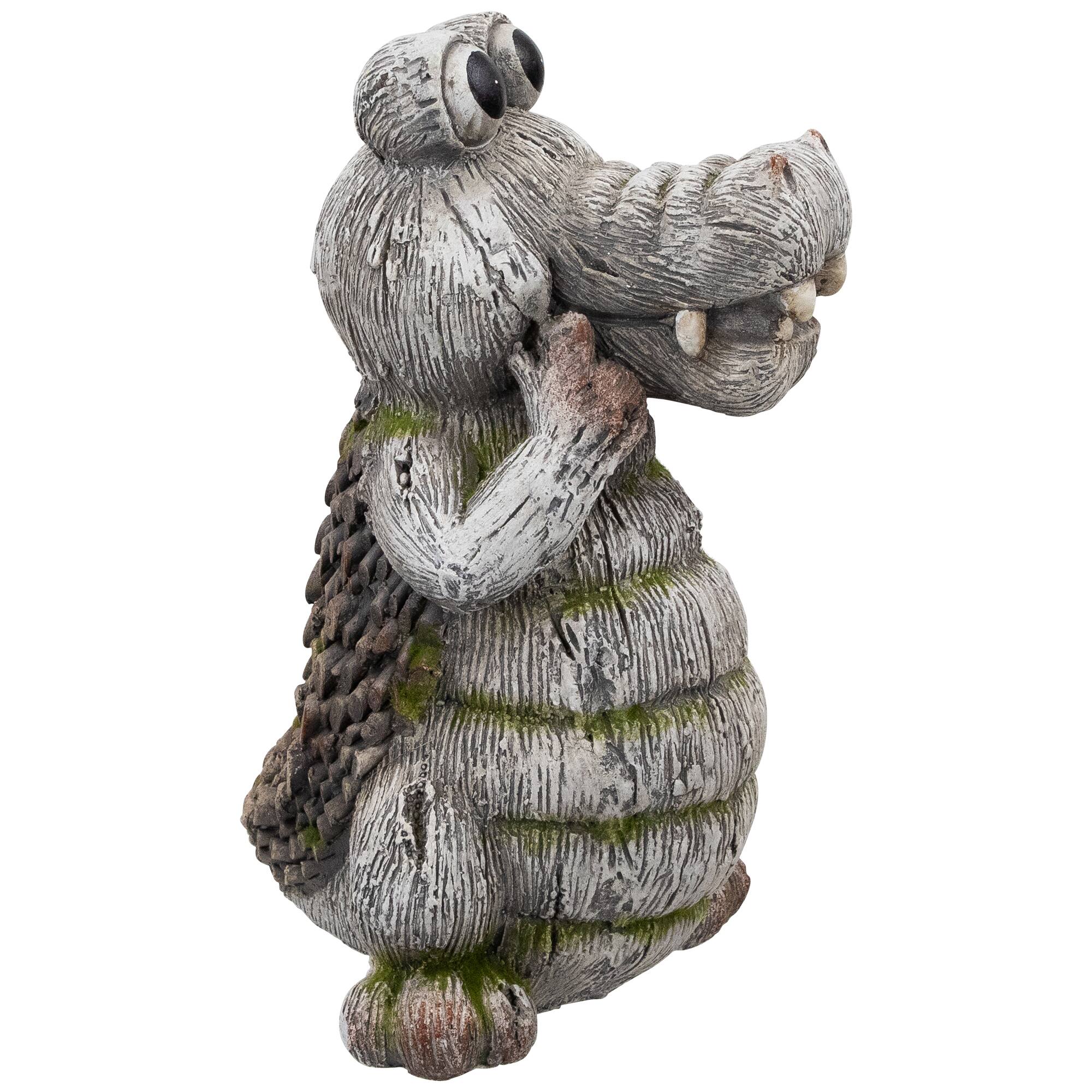 13.25" Posing Crocodile Outdoor Garden Statue