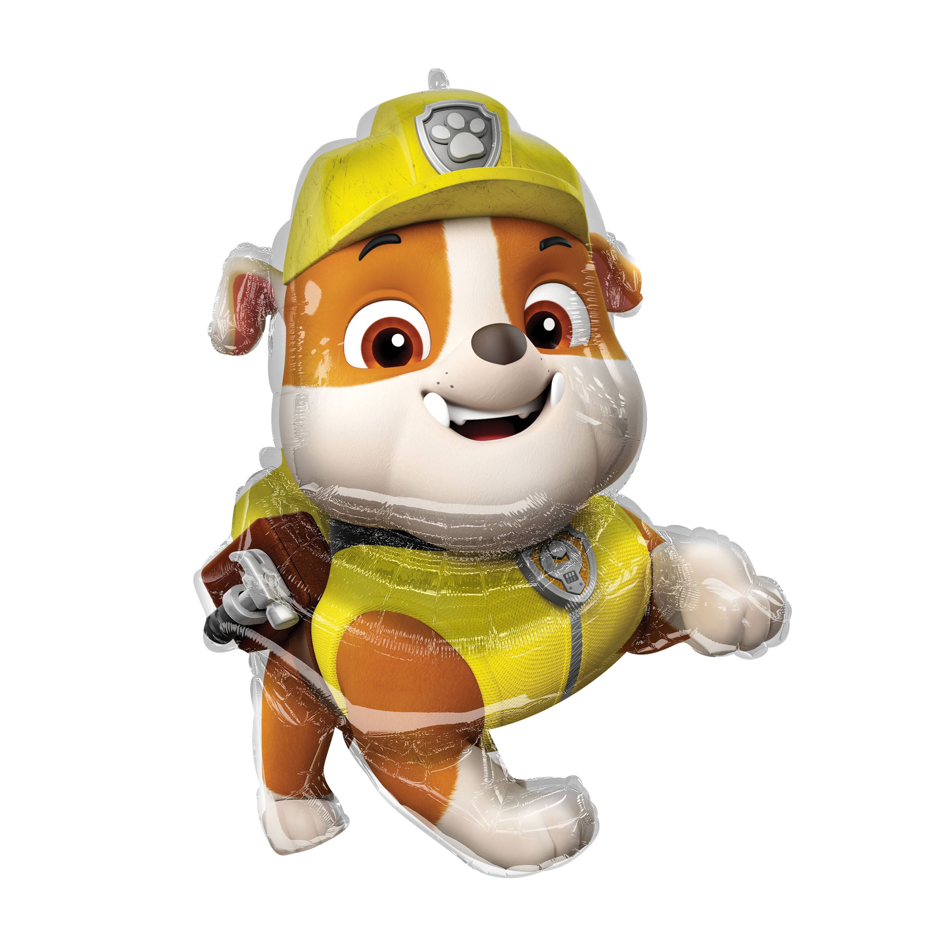 SuperShape® 32" PAW Patrol™ Rubble Double-Sided Foil Balloon