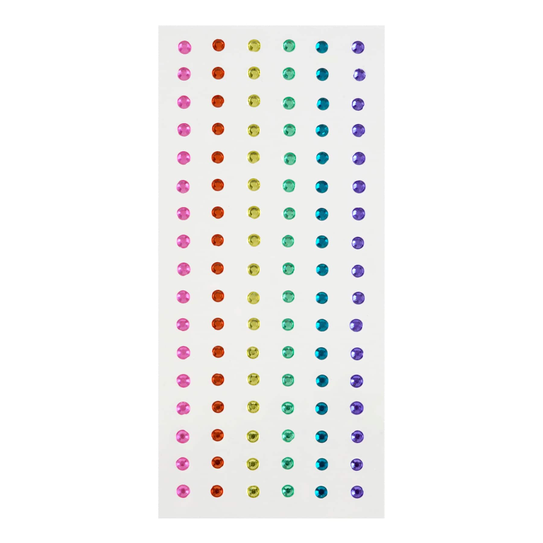 12 Packs: 102 ct. (1,224 total) Multicolored Rhinestone Stickers by Recollections&#x2122;