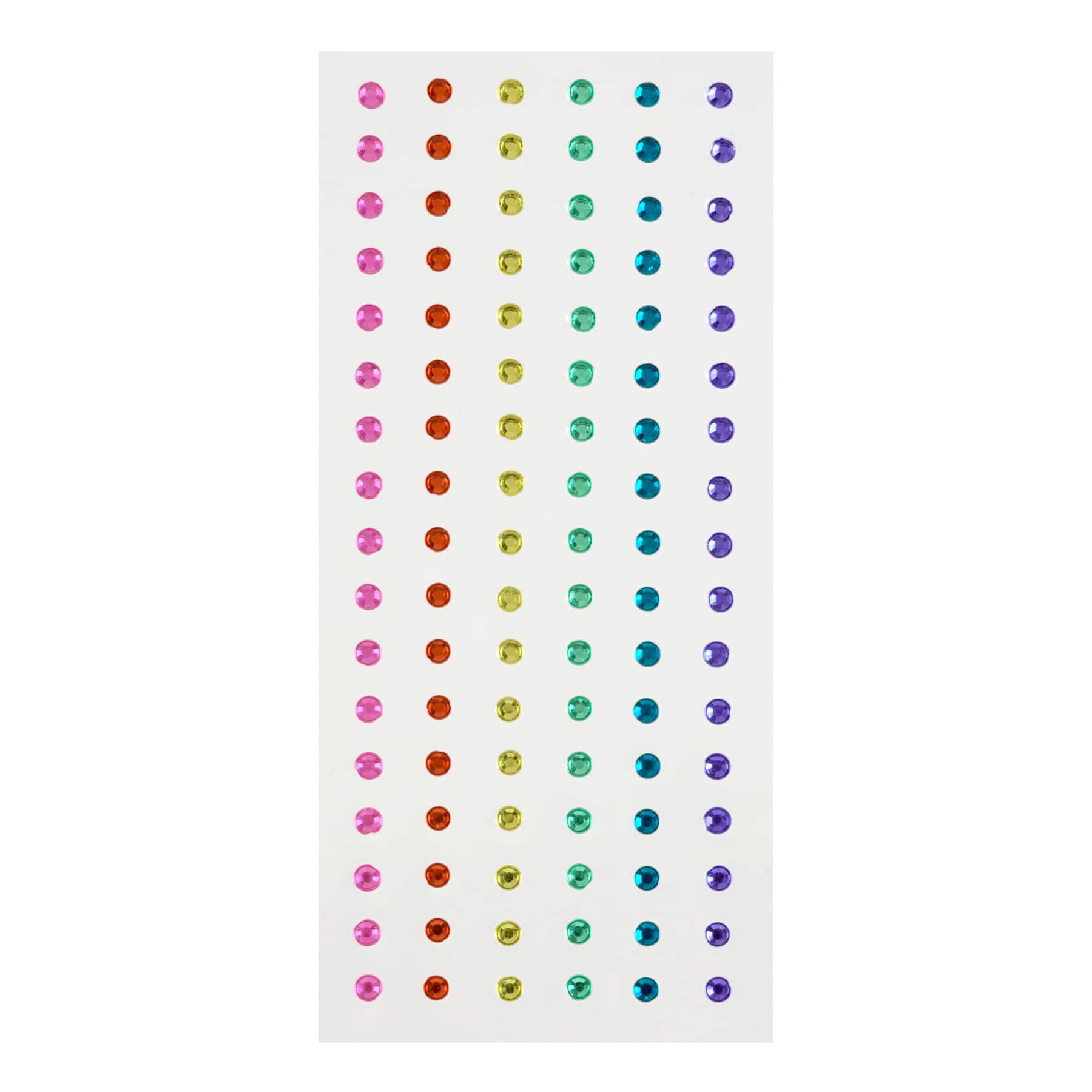 12 Packs: 102 ct. (1,224 total) Multicolored Rhinestone Stickers by Recollections™