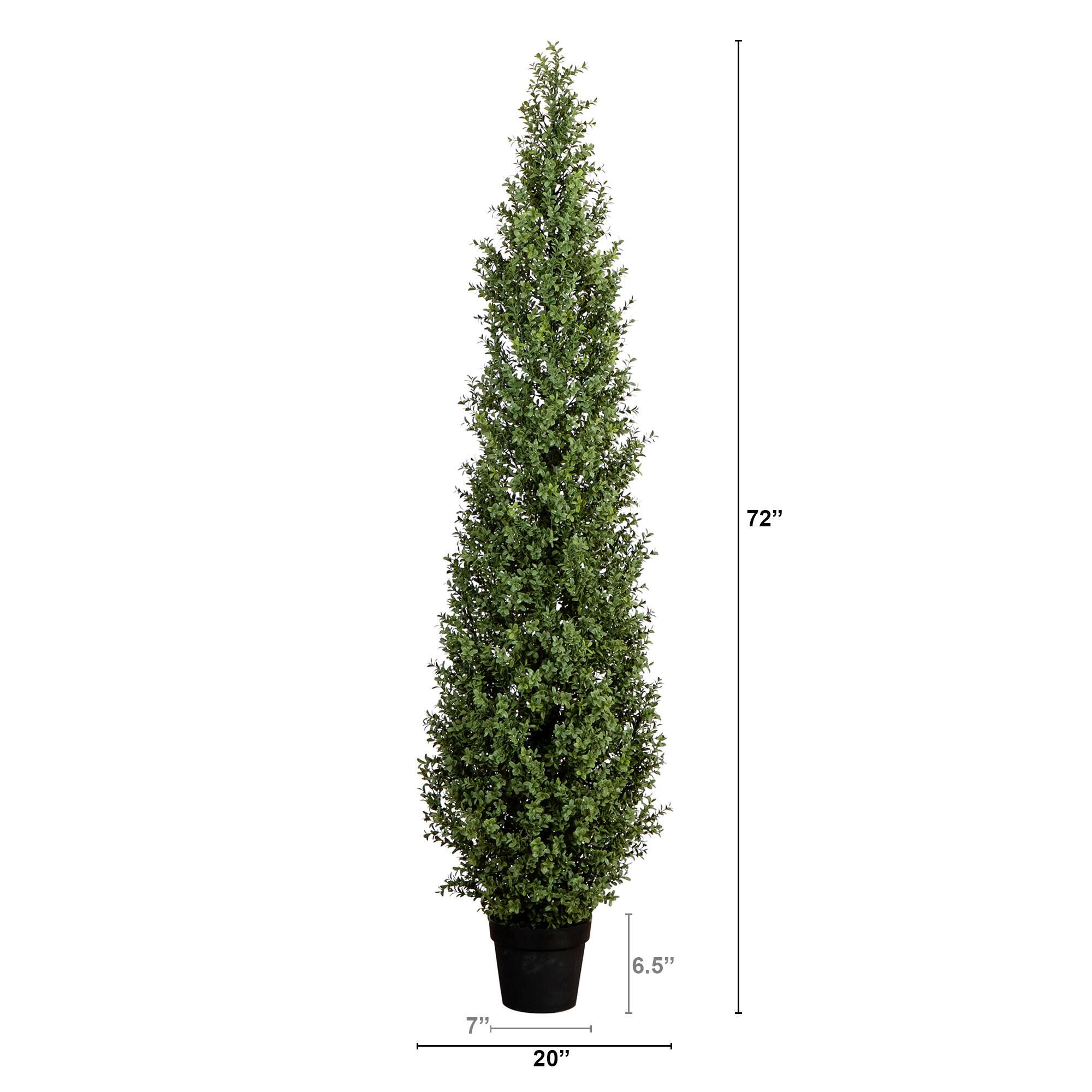 UV-Resistant Artificial Boxwood Topiary Tree